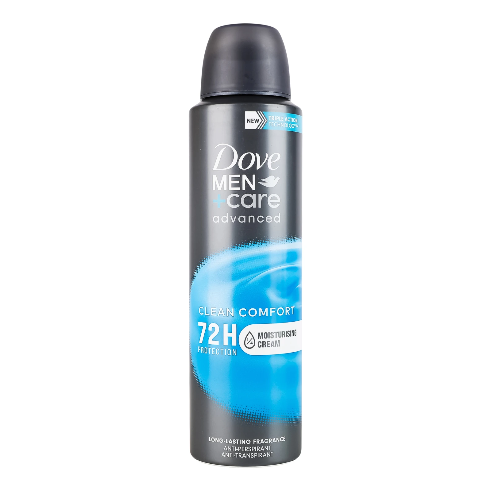 Антиперспірант Dove Men+Care Advanced Clean Comfort аерозоль 150мл Фото №:1