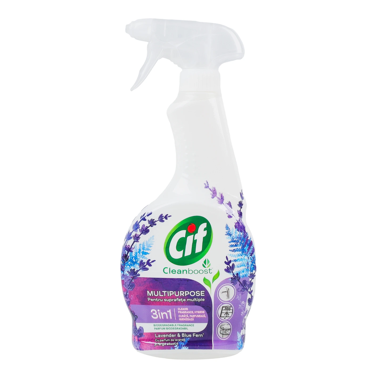 Засіб для чищення Cif Lavender&Blue fern 3в1 мультифункціональний 500мл Фото №:1
