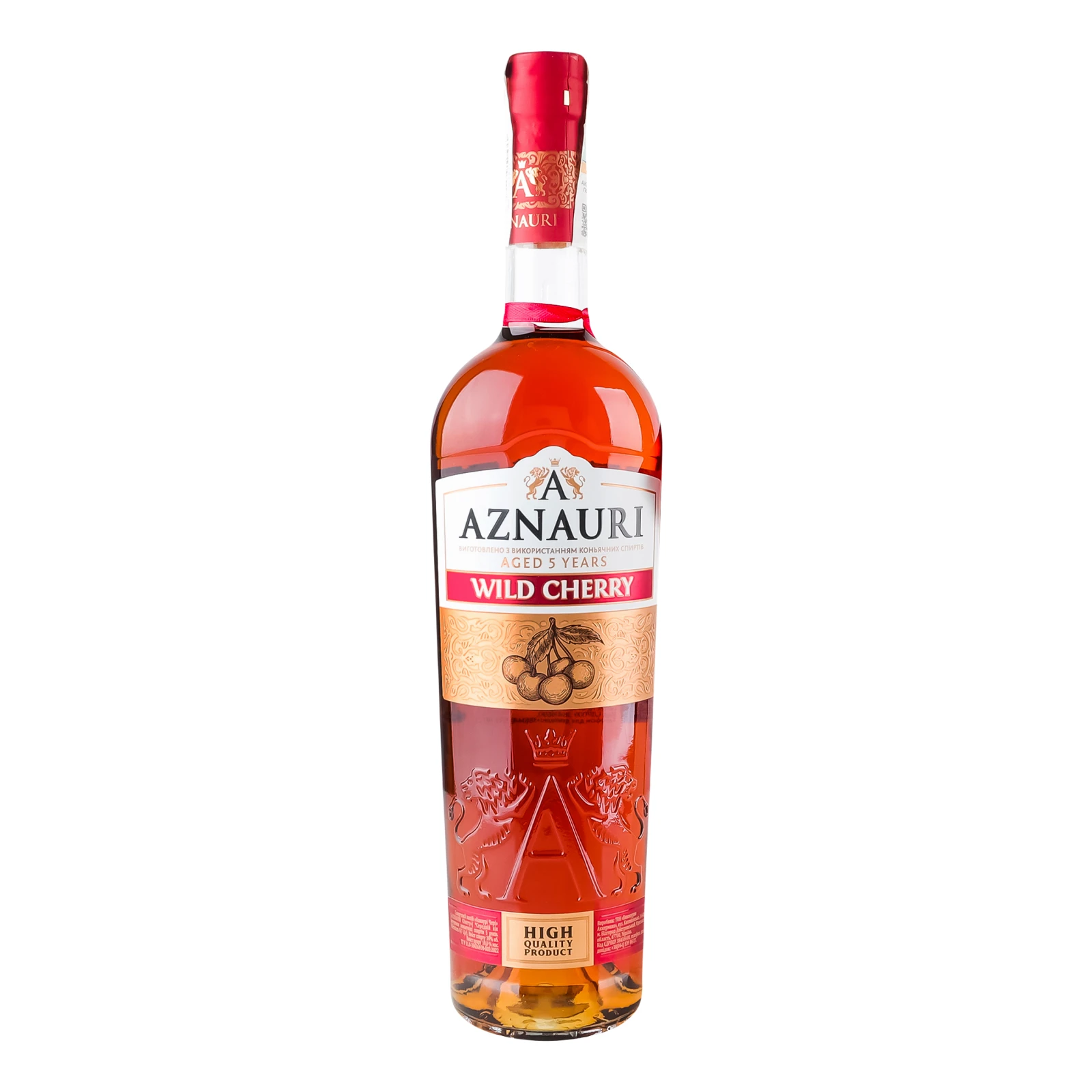 Напій спиртний Aznauri 5YO Wild cherry 30% 0.7л