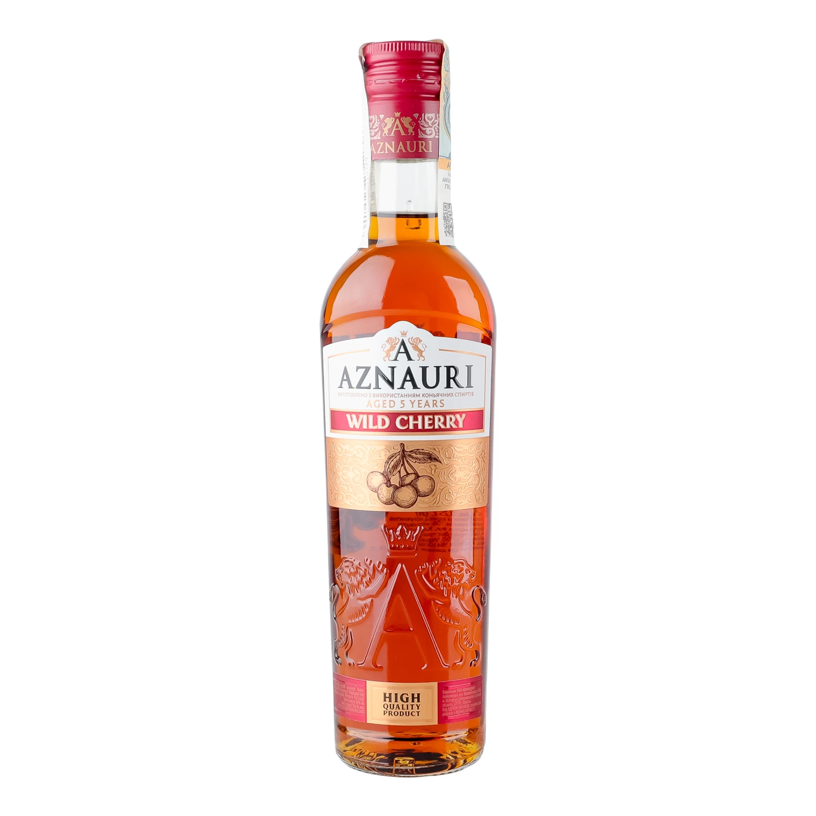 Напій спиртний Aznauri 5YO Wild cherry 30% 0.25л Фото №:1