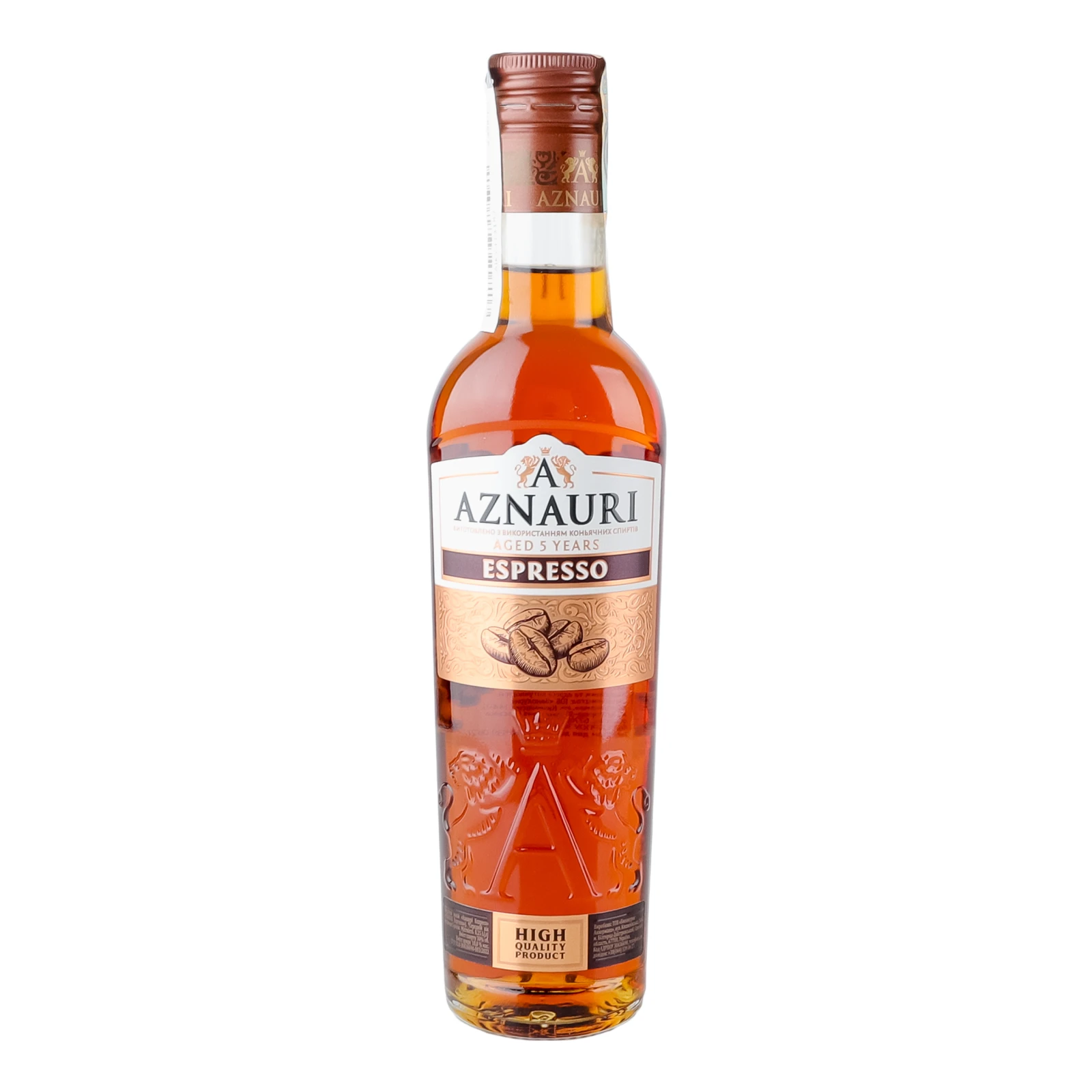 Напій спиртний Aznauri Espresso Aged 5 Years 30% 0.25л Фото навігації №:1