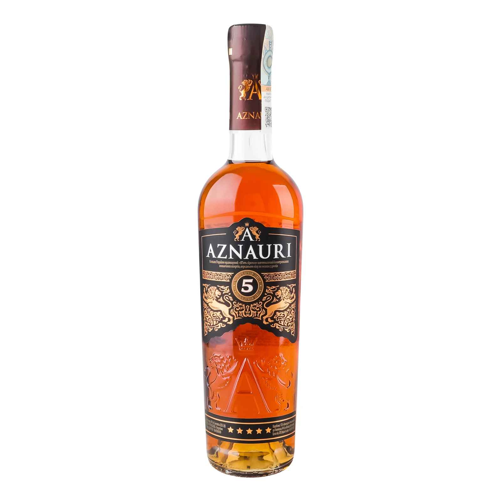 Коньяк Aznauri 0,35л 40% 5 зірок Фото навігації №:1