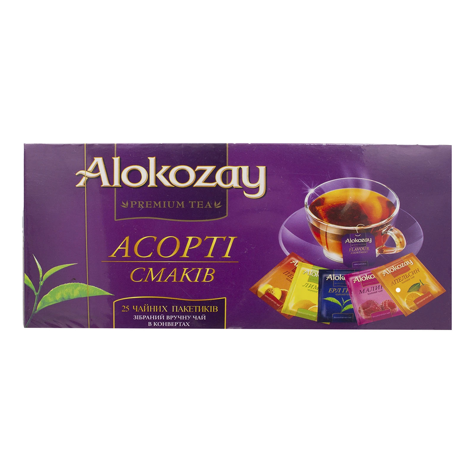 Чай Alokozay 2г*25пак Асорті смаків Фото №:1