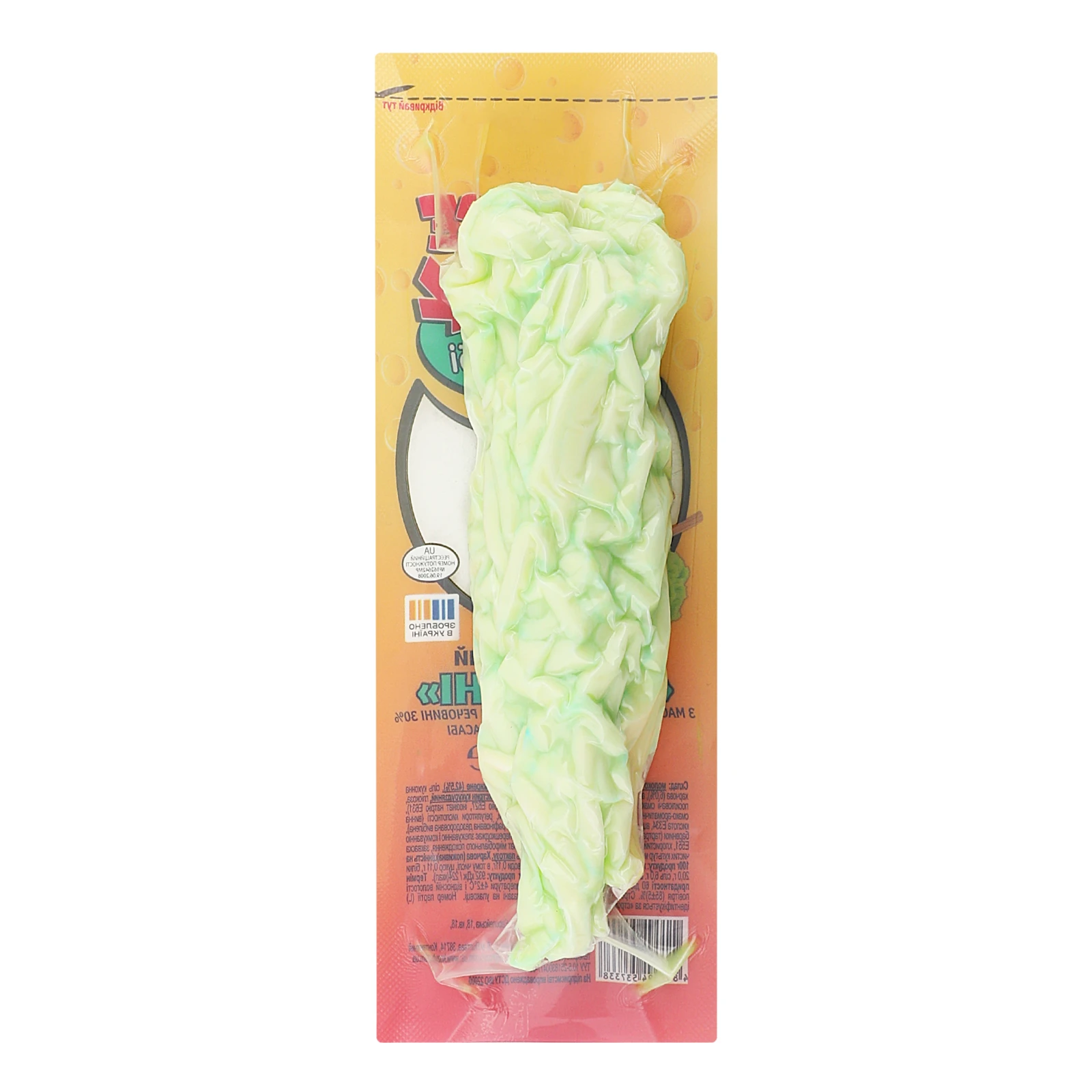 Сир Cheese Snack Сулугуні розсільний зі смаком і ароматом васабі 30% 100г Фото №:2