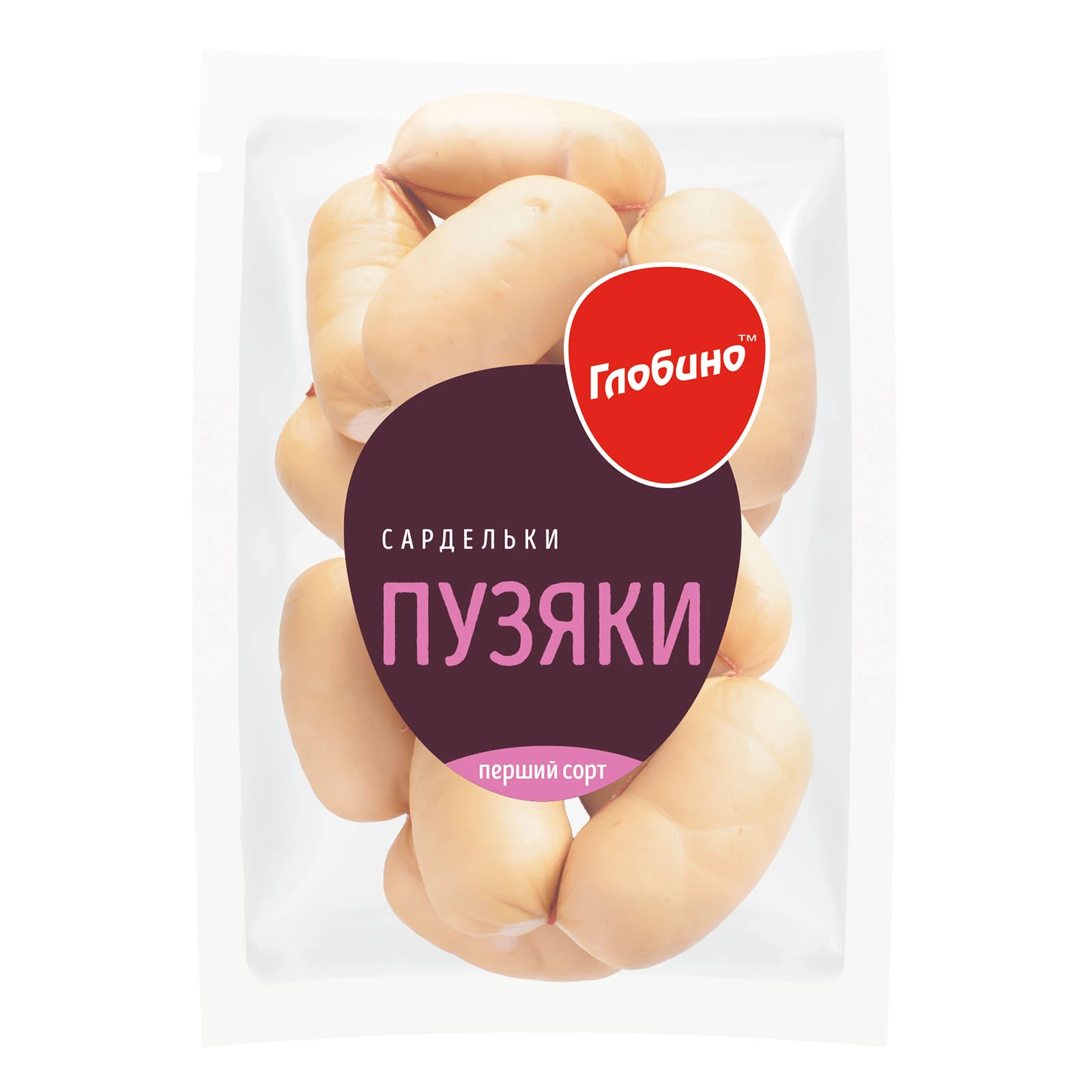 Сардельки Глобино Пузяки 1/г Фото №:1