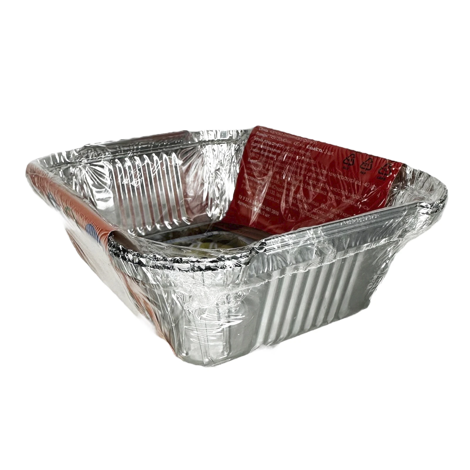 Контейнери Готуйко 430мл 3шт з харчової фольги GTSP24L/3 Фото №:3