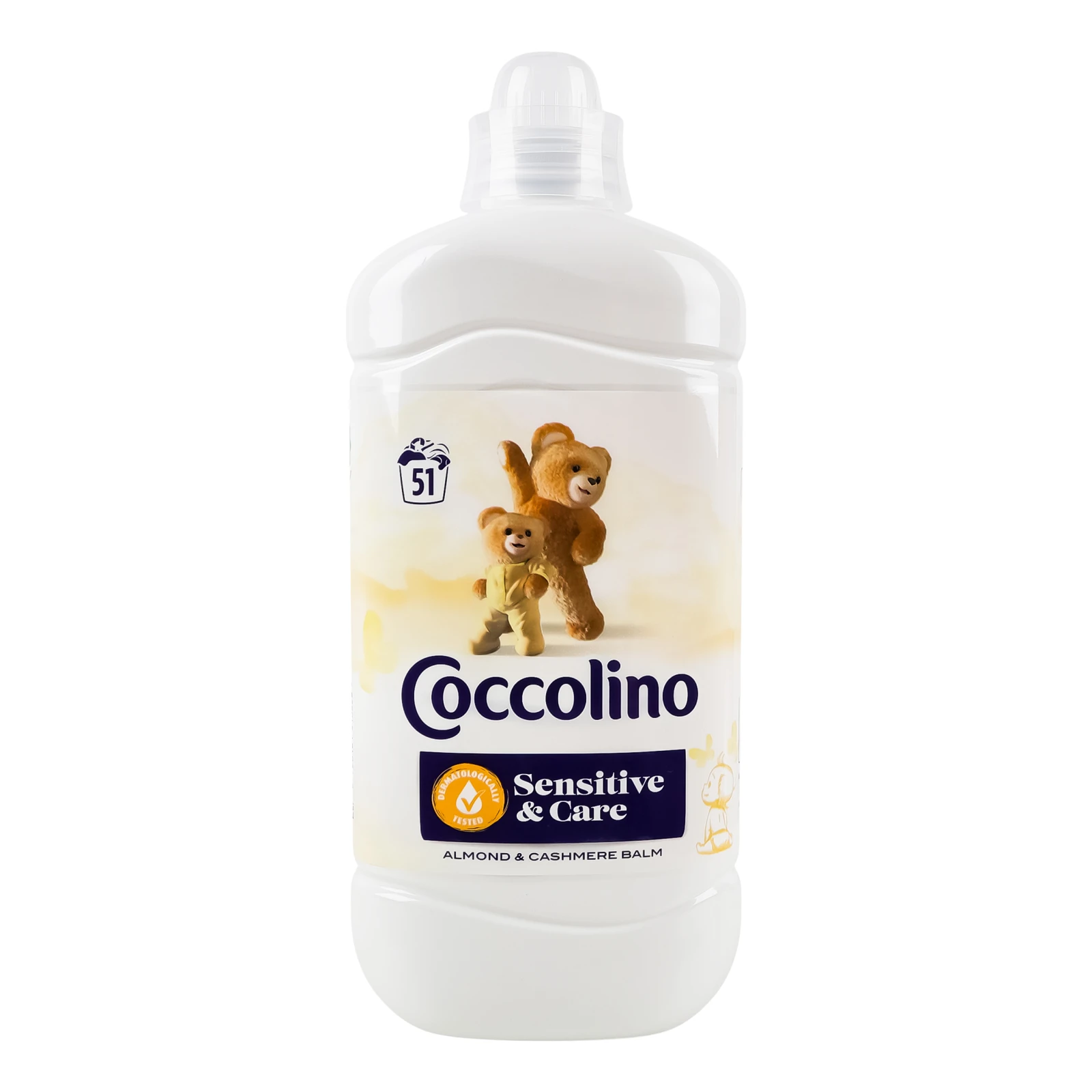 Кондиціонер для білизни Coccolino 1,275л Sensitive&Care Almond&Cashmere balm Фото навігації №:1