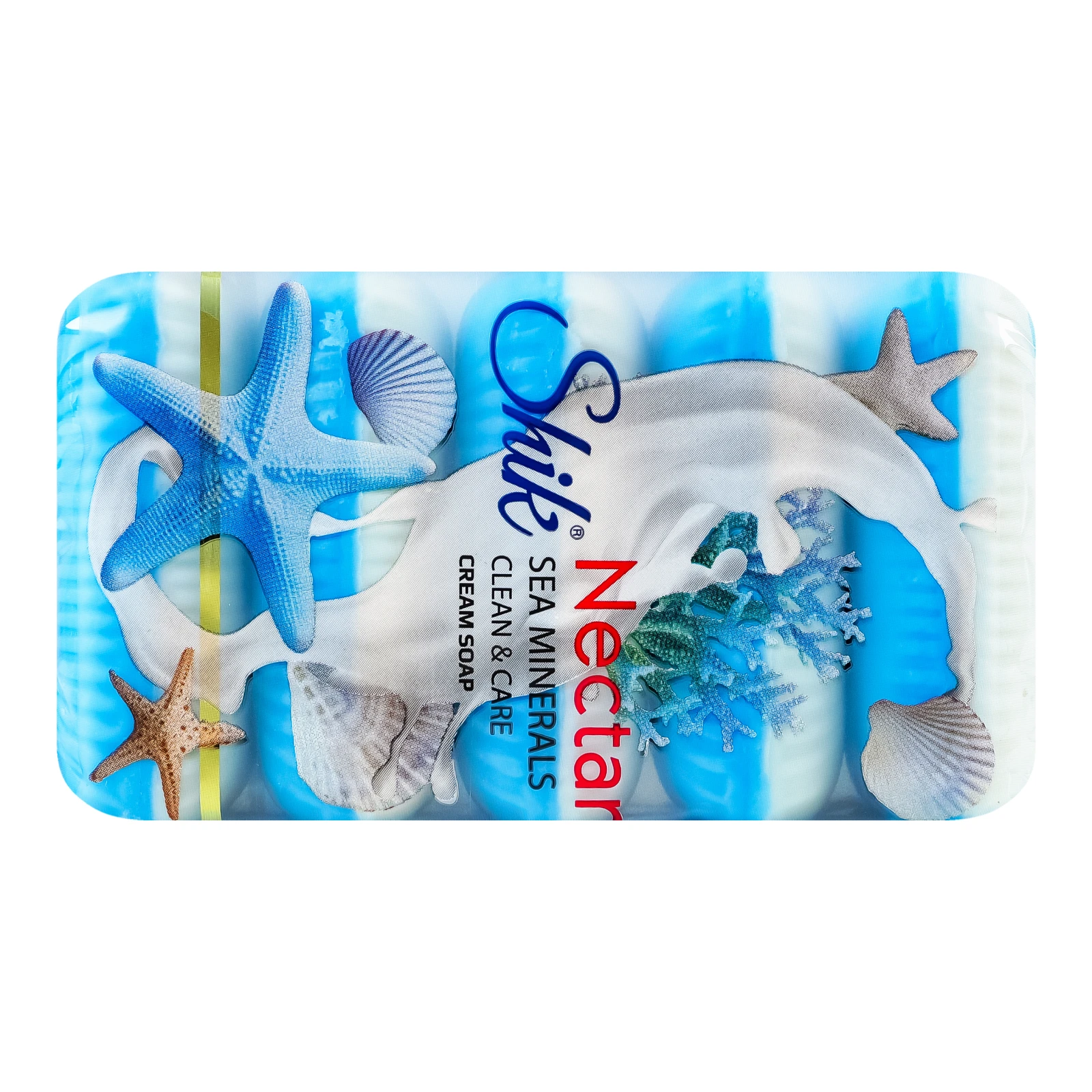Крем-мило туалетне Shik Nectar тверде Морські мінерали 5х70г фото 2