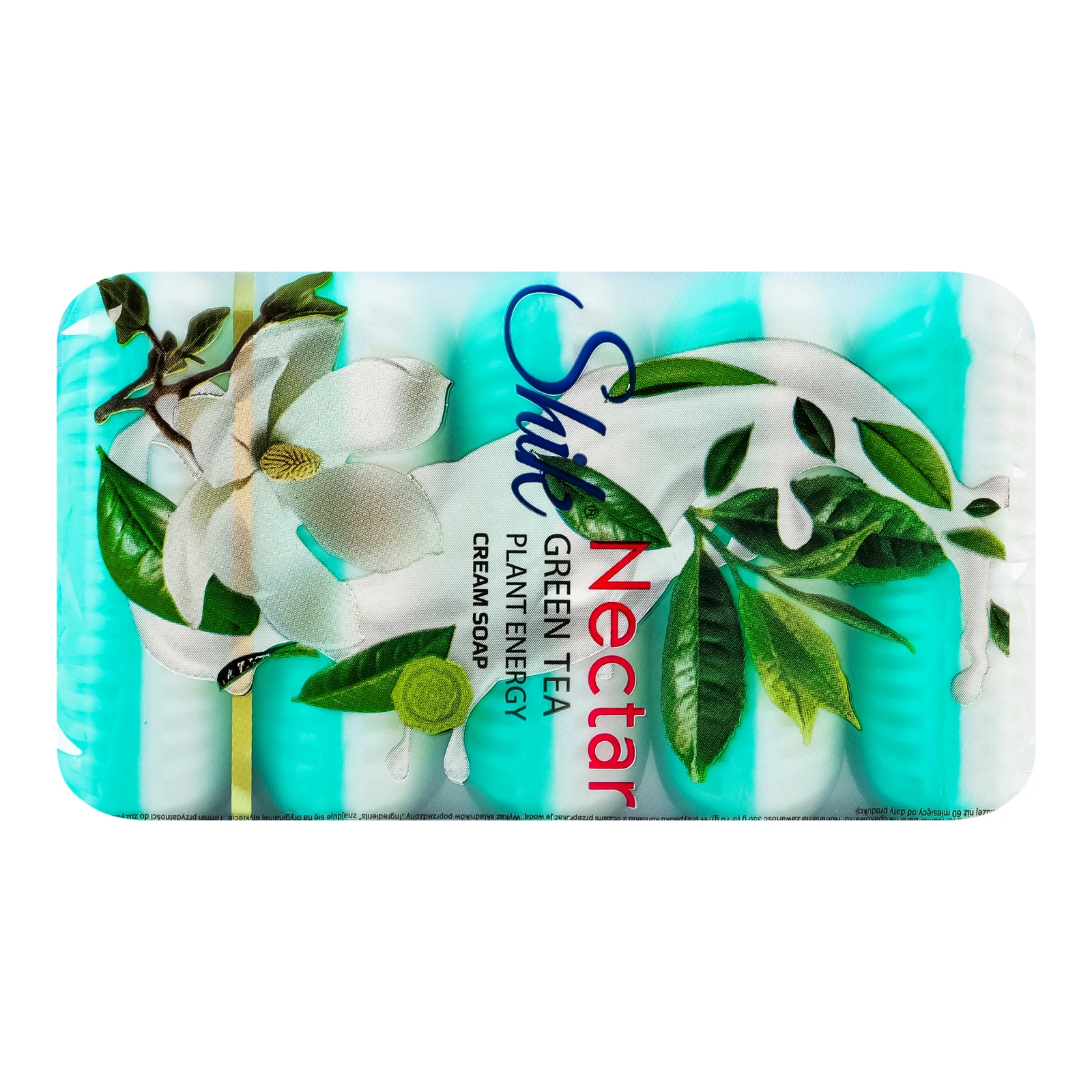 Крем-мило Shik Nectar тверде туалетне Зелений чай 5х70г Фото №:2