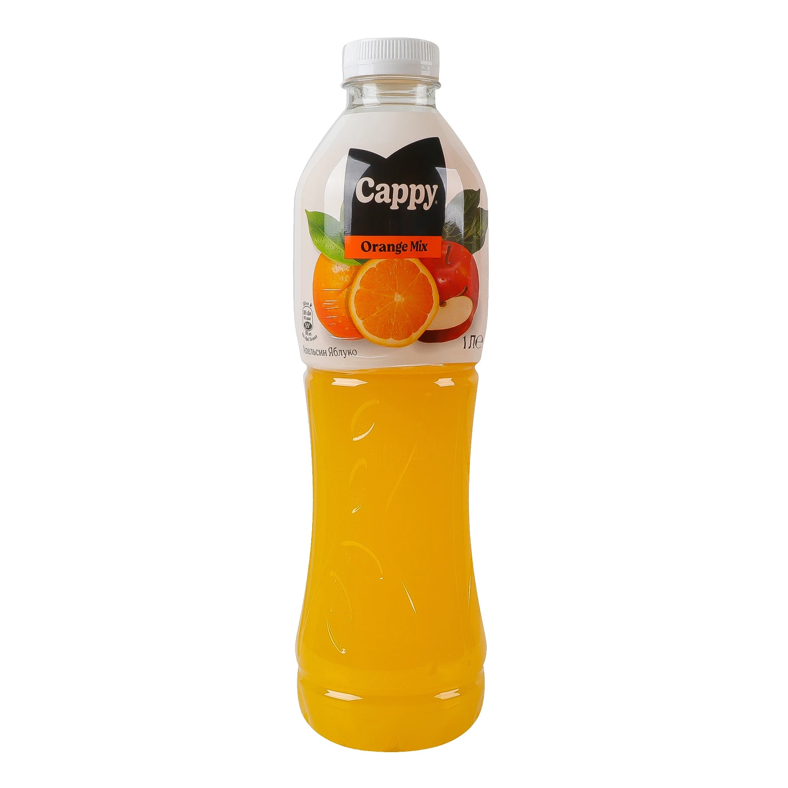 Напій Cappy соковий Orange mix пастеризований Апельсин-яблуко 1л Фото навігації №:1