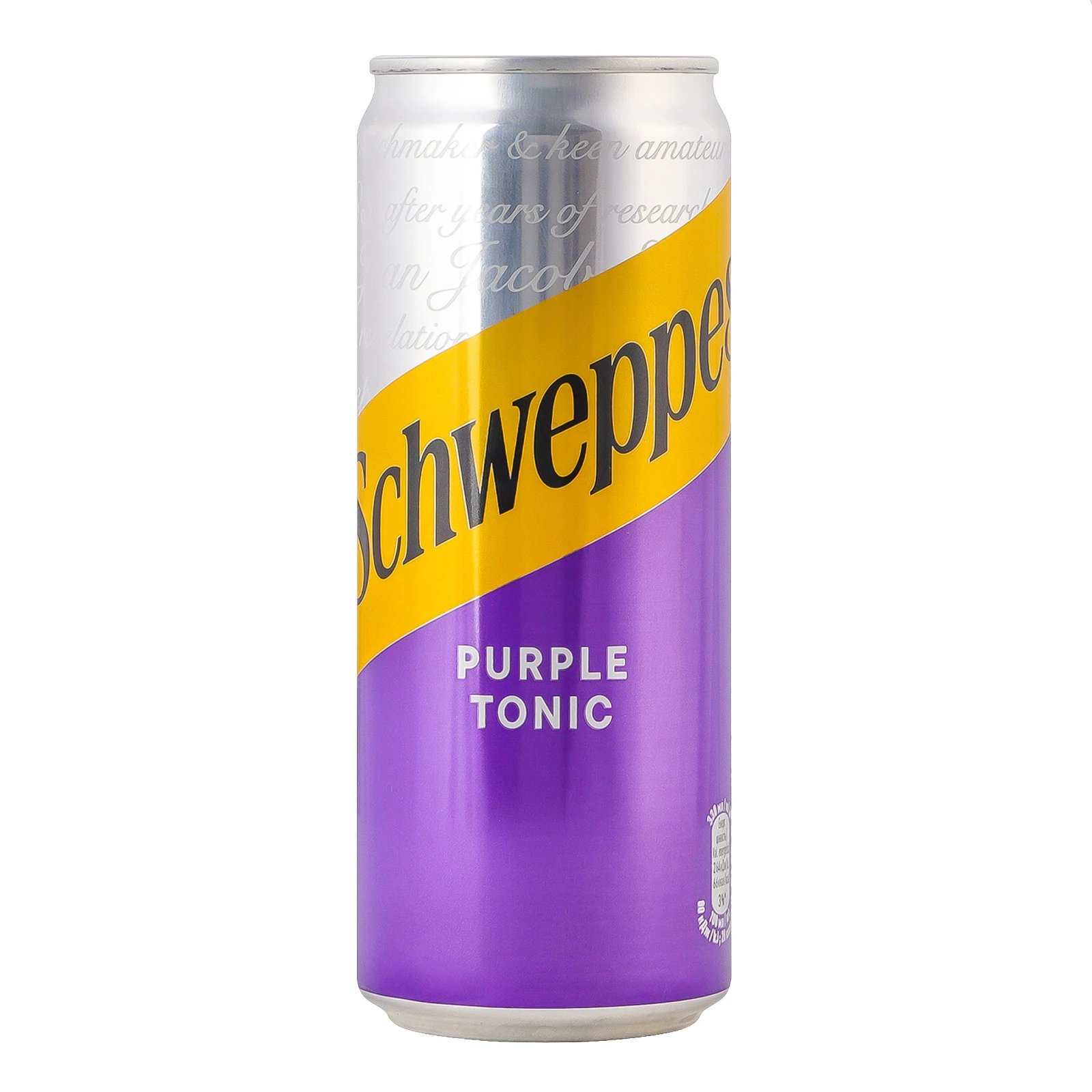 Напій Schweppes Purple Tonic сильногазований 330мл Фото навігації №:1