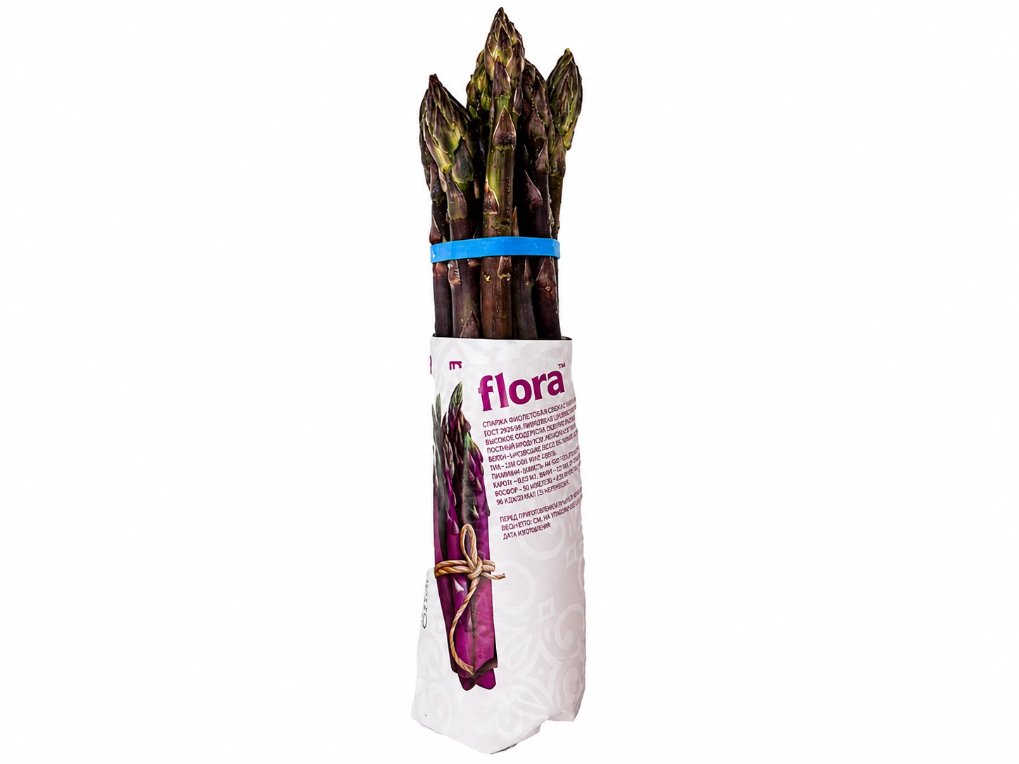 Спаржа (аспарагус) Flora фіолетова 250г