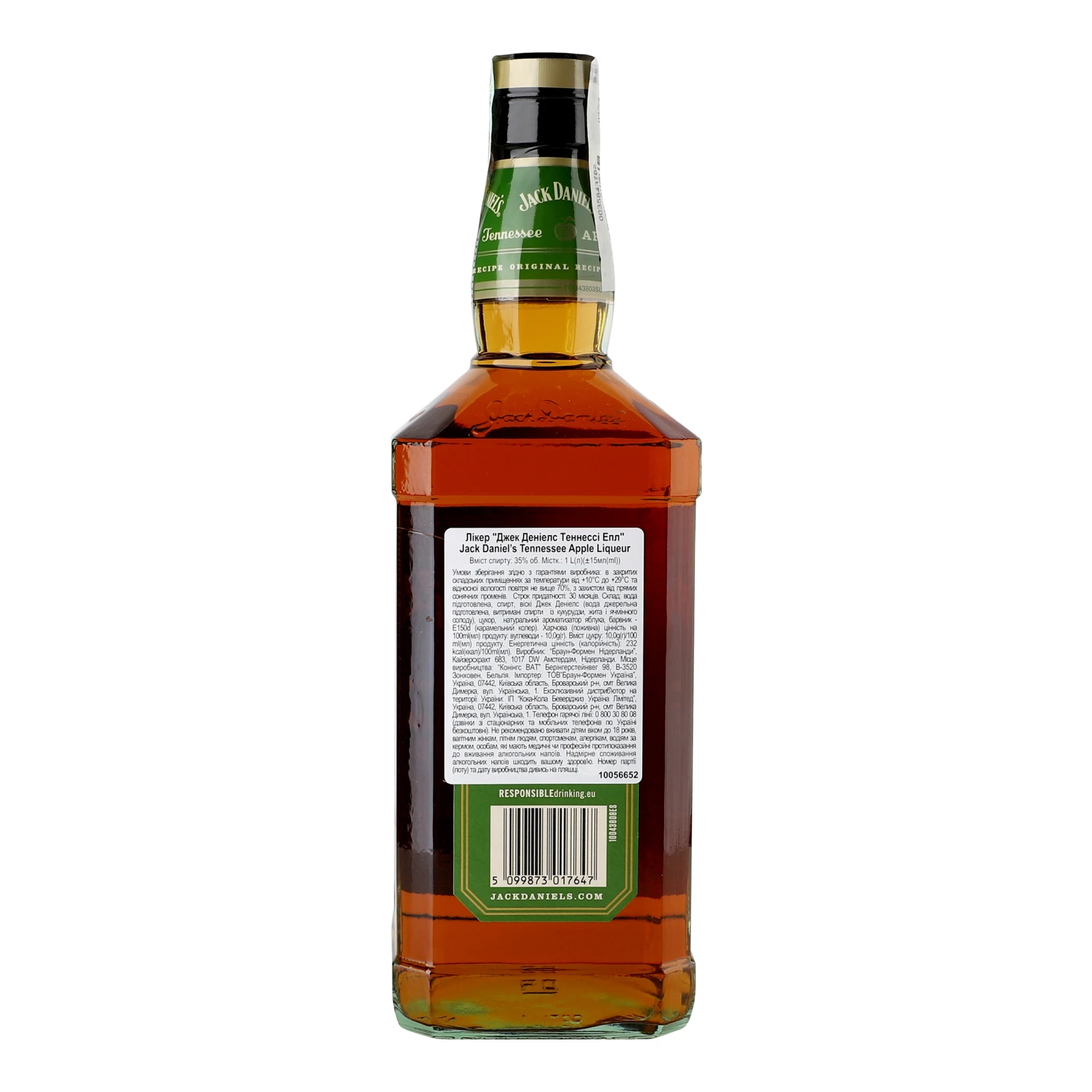 Лікер Jack Daniel's Tennessee Apple 35% 1л Фото №:2