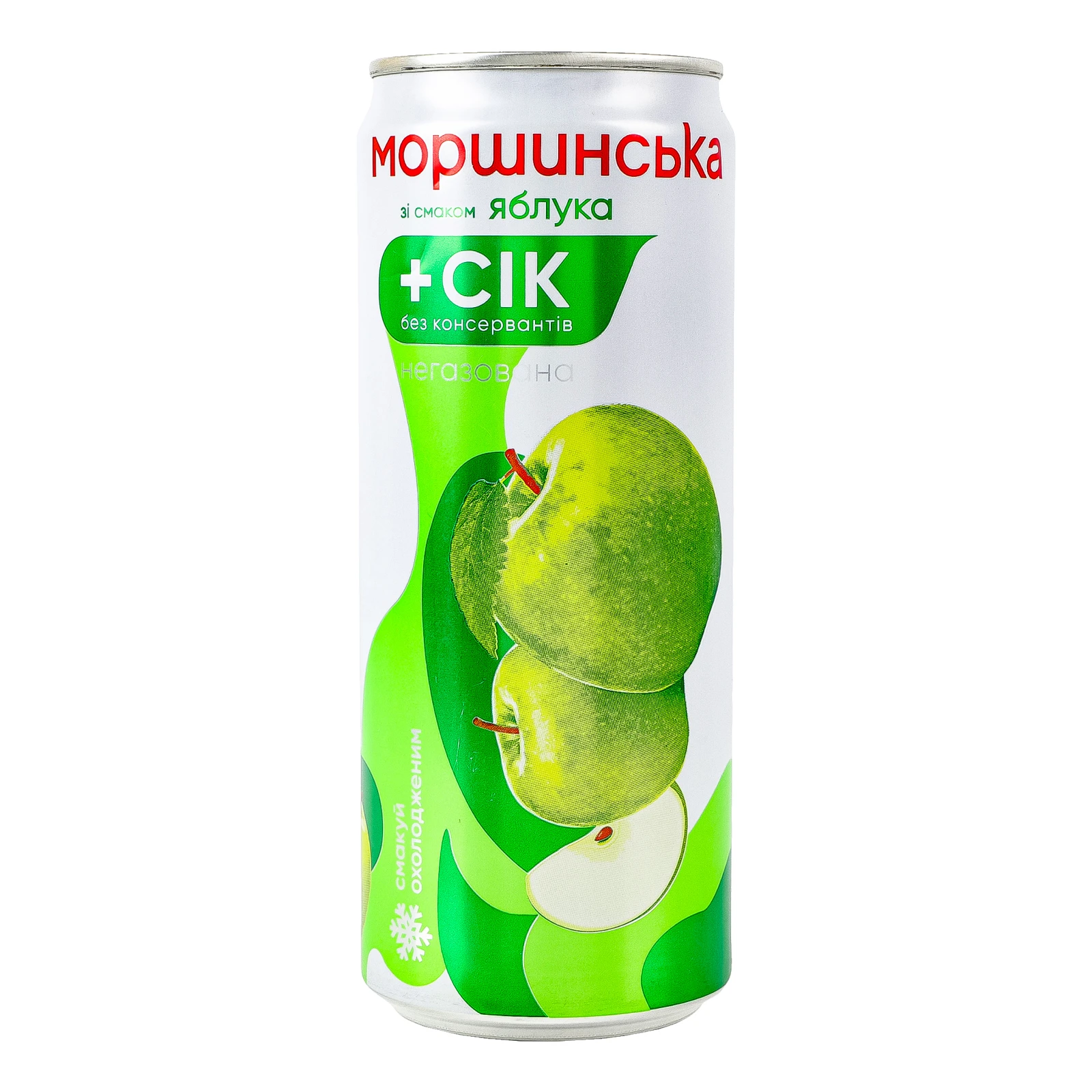 Напій Моршинська соковмісний негазований зі смаком яблука 330мл Фото №:1