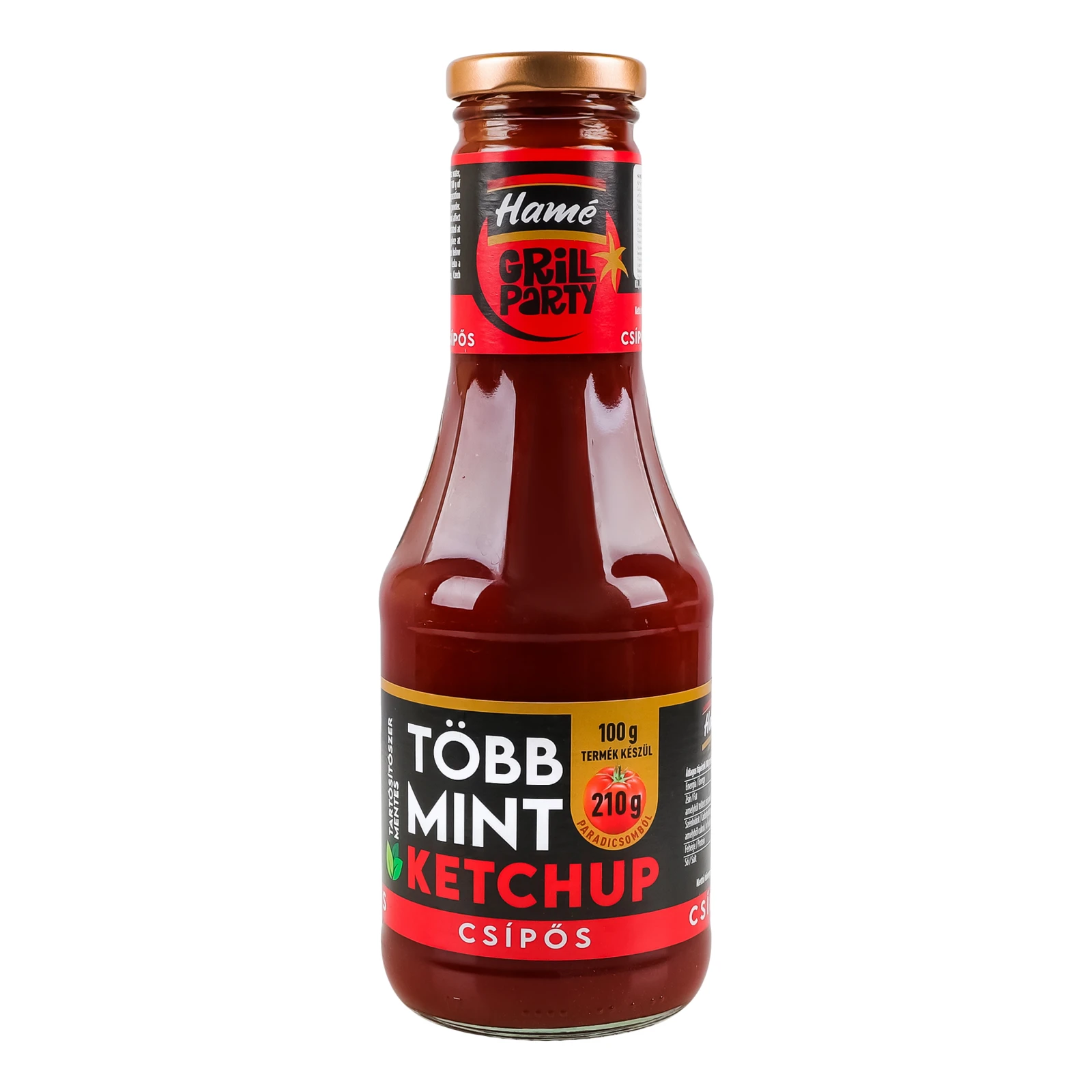 Кетчуп Hame Grill party гострий 520г Фото №:1