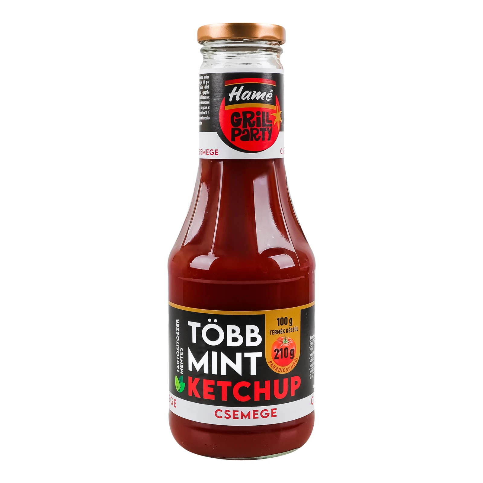 Кетчуп Hame Grill party томатний 520г Фото №:1