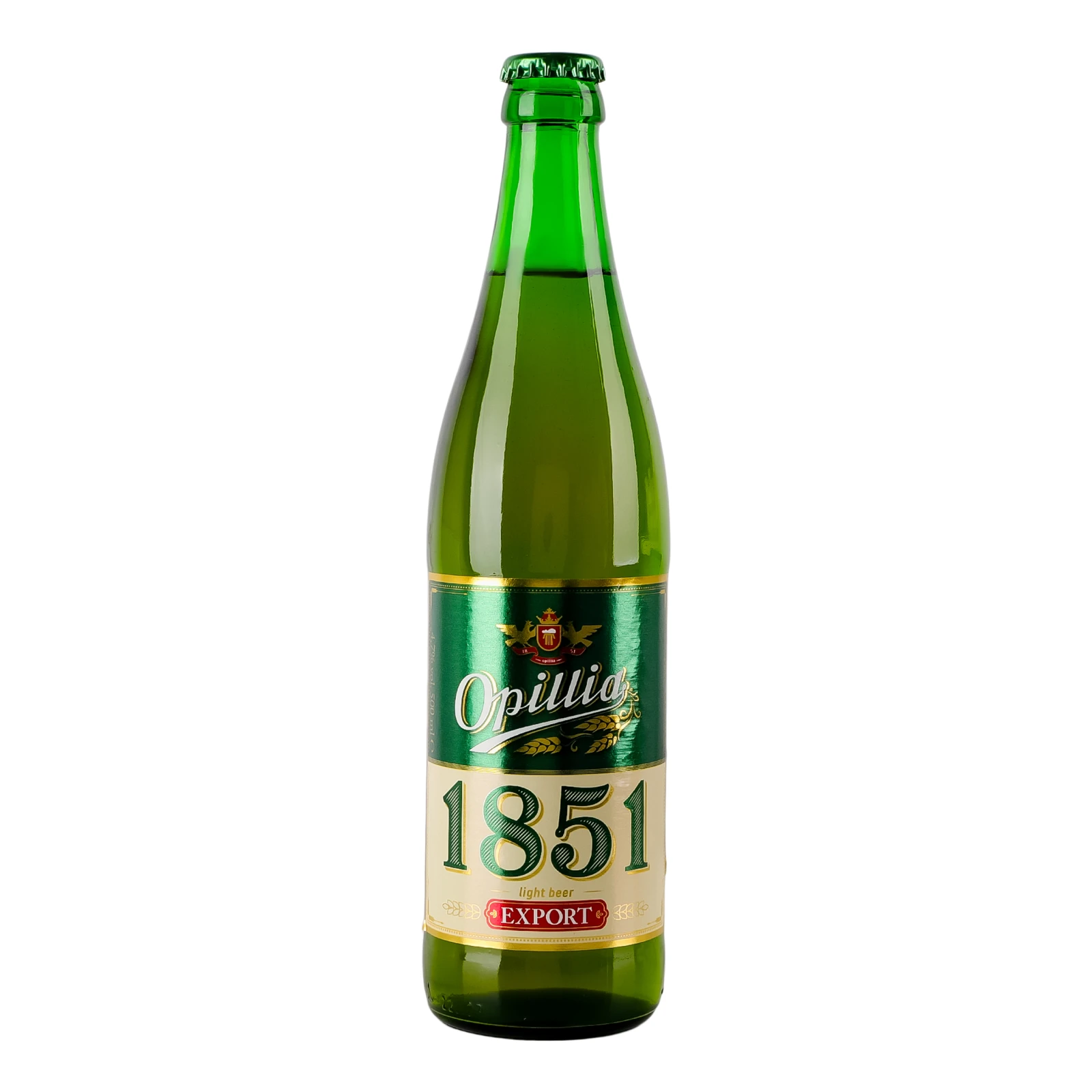 Пиво Opillia Export 1851 світле пастеризоване 4.7% 0.5л Фото №:1