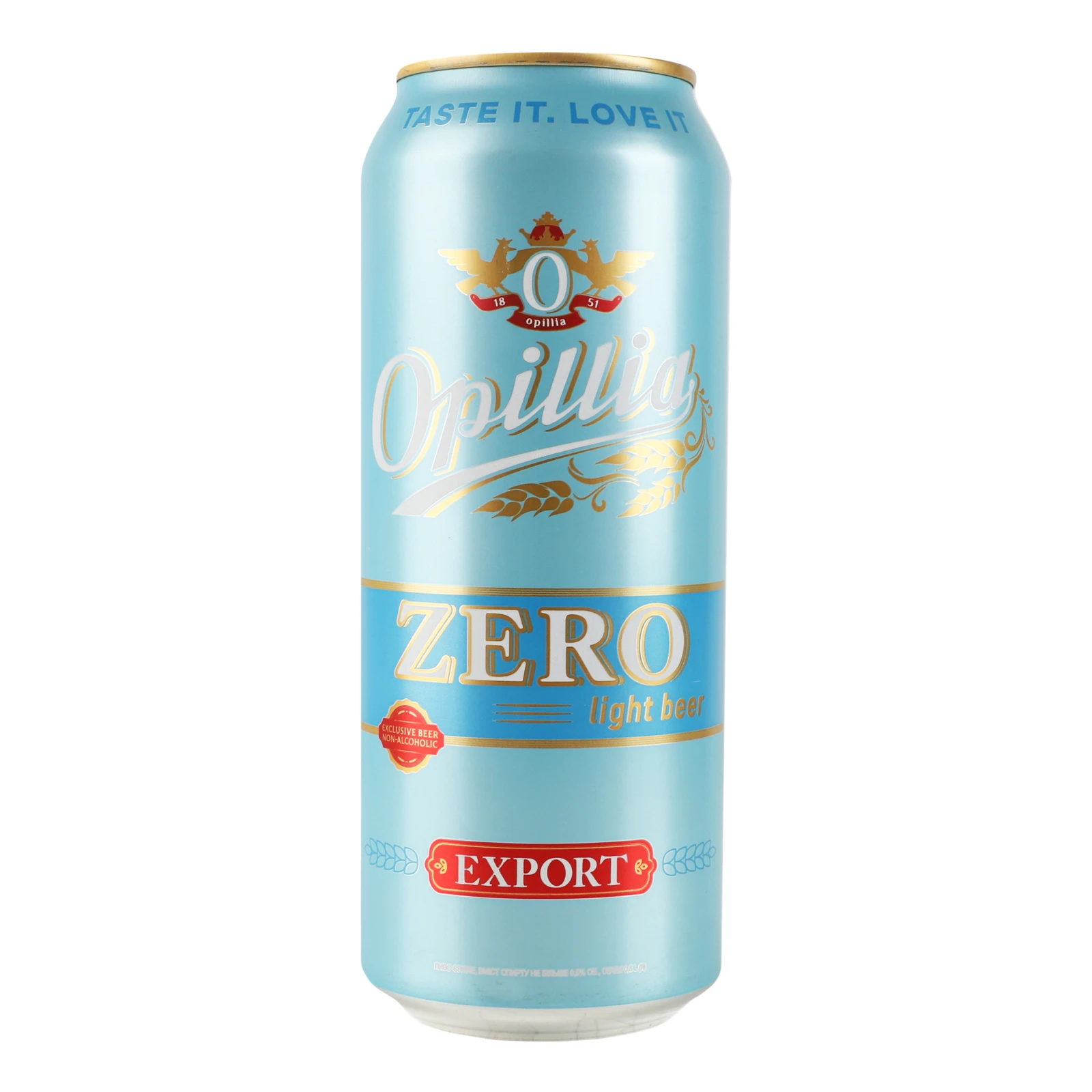 Пиво Opillia Export Zero світле пастеризоване 0.5% 0.5л Фото №:1