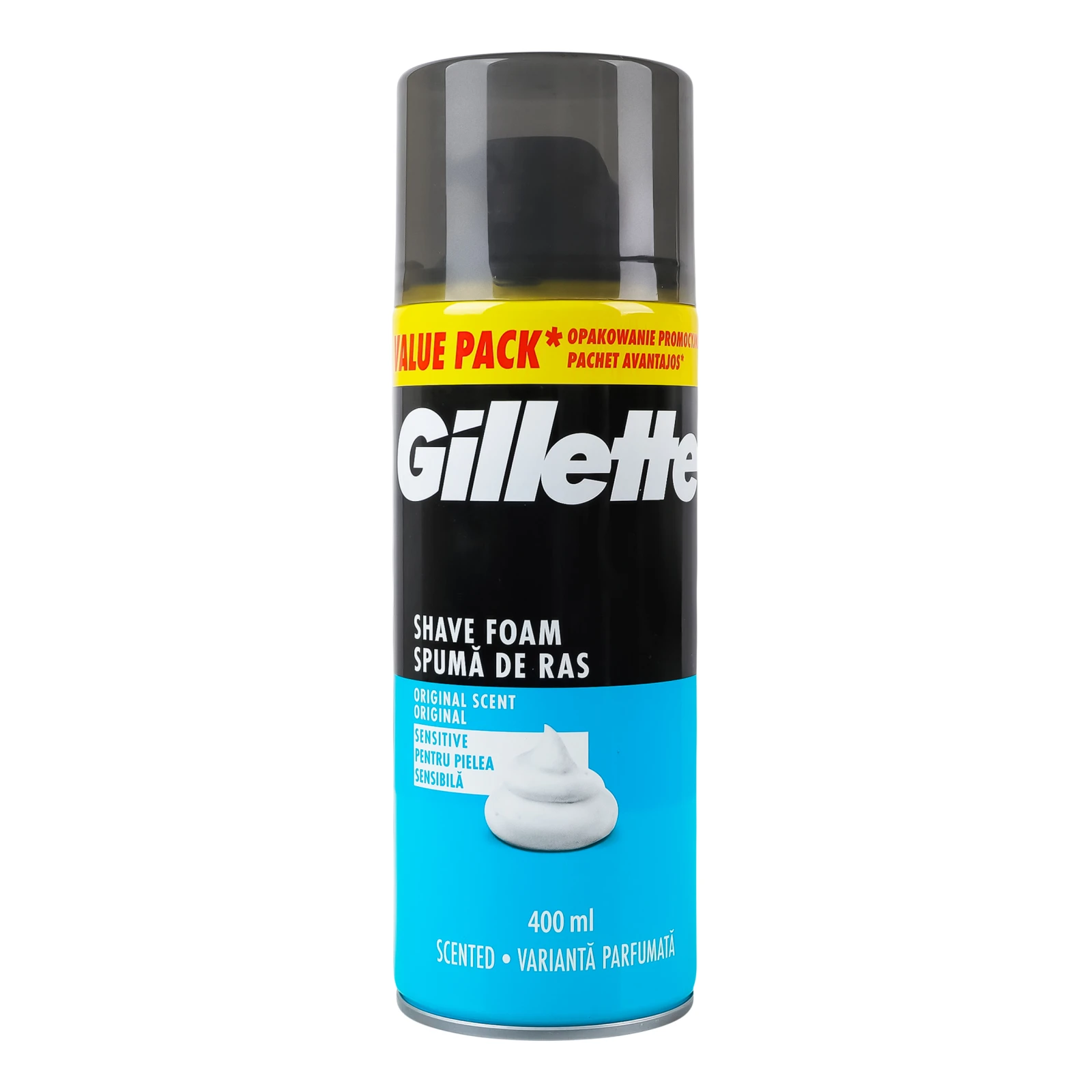 Піна для гоління Gillette Original для чутливої шкіри 400мл Фото №:1