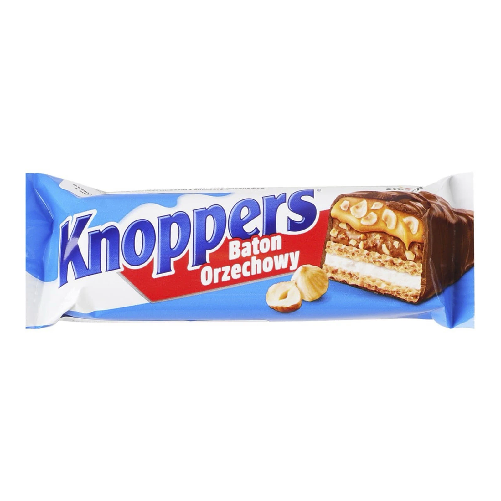Батончик Knoppers вафельний з лісовим горіхом 40г Фото №:1