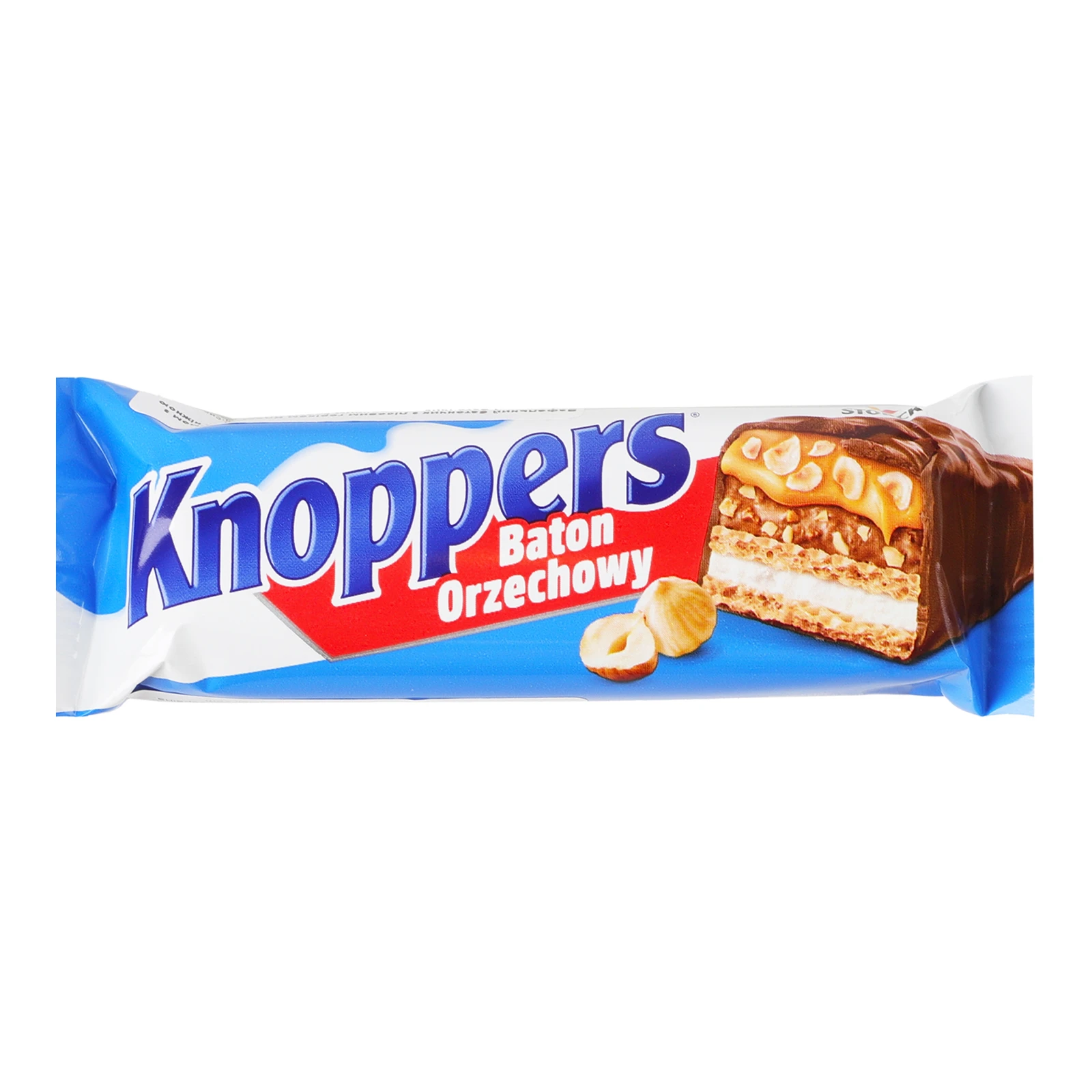 Батончик Knoppers вафельний з лісовим горіхом 40г Фото навігації №:1
