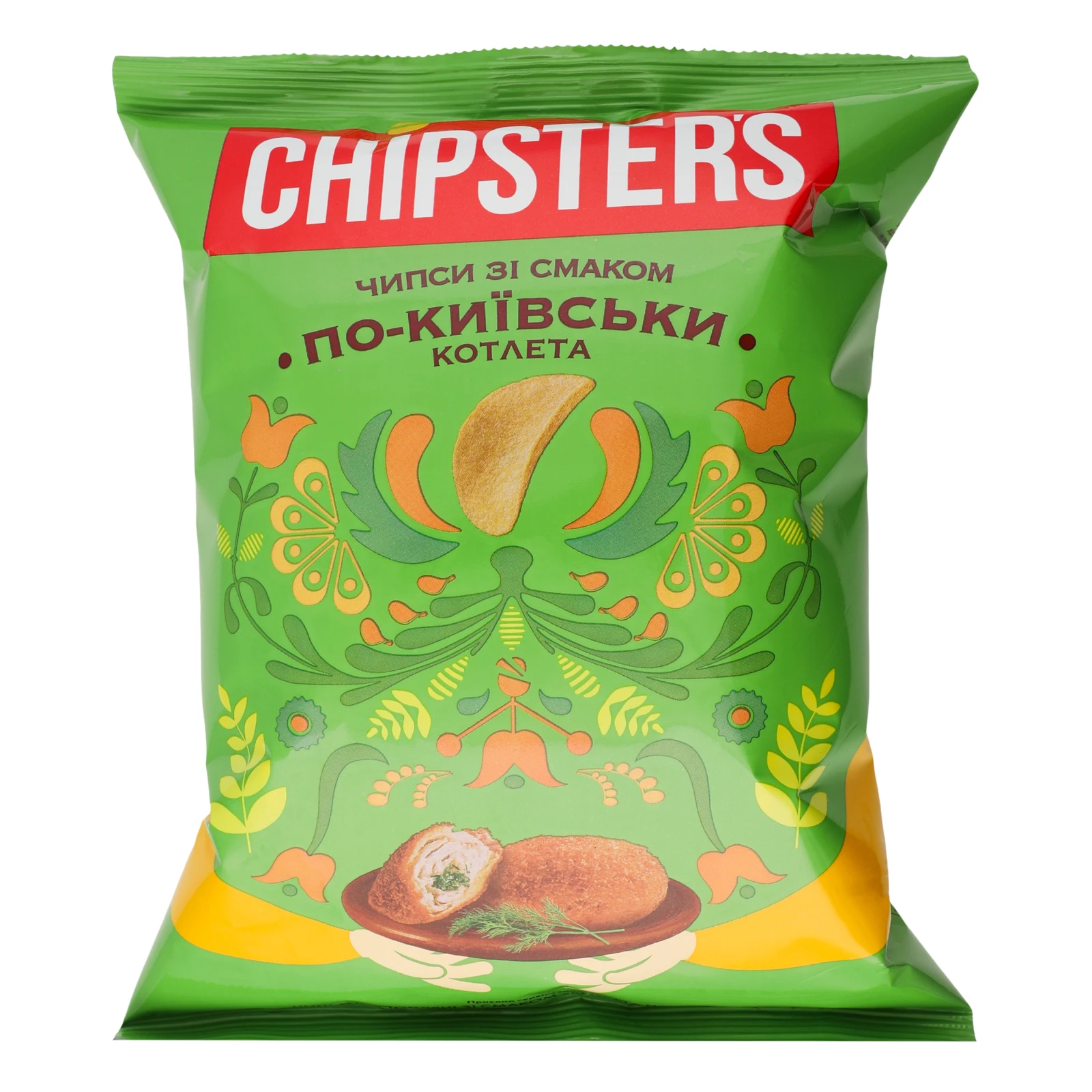 Чипси Chipster's картопляні зі смаком Котлета по-київськи 100г