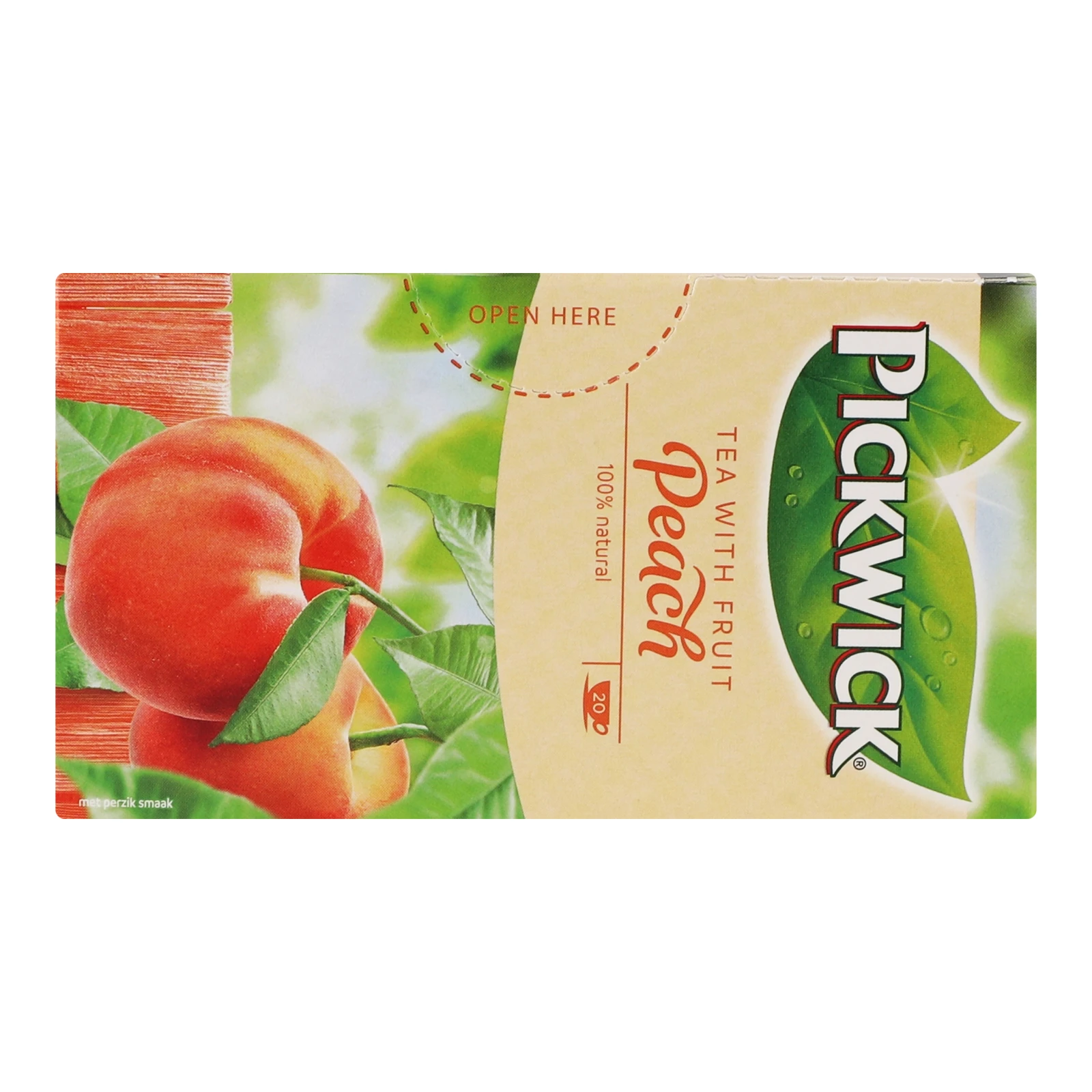 Чай Pickwick чорний ароматизований персиковий 20*1.5 Фото №:2