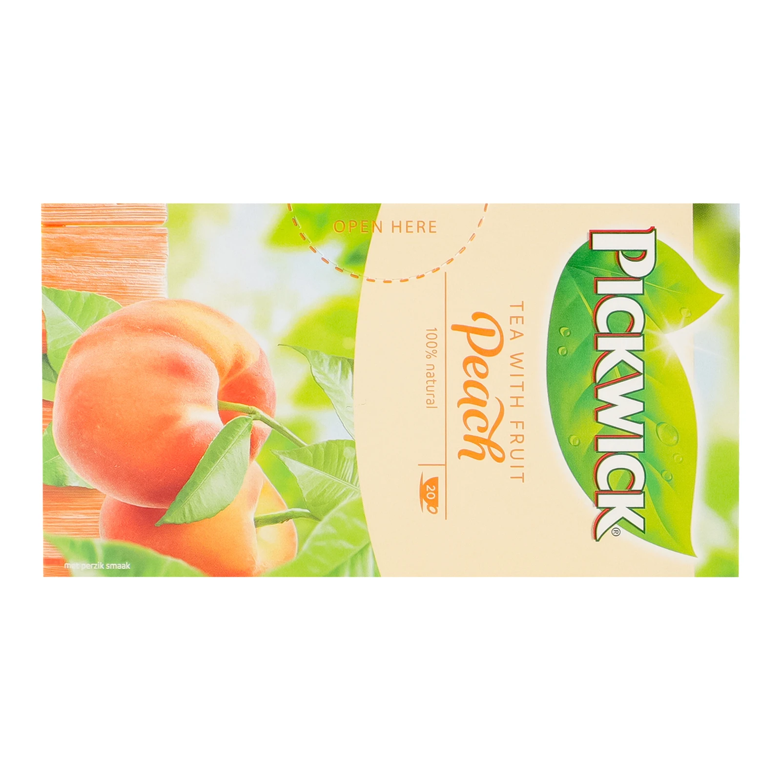 Чай Pickwick Peach чорний ароматизований 20*1.5г Фото №:2