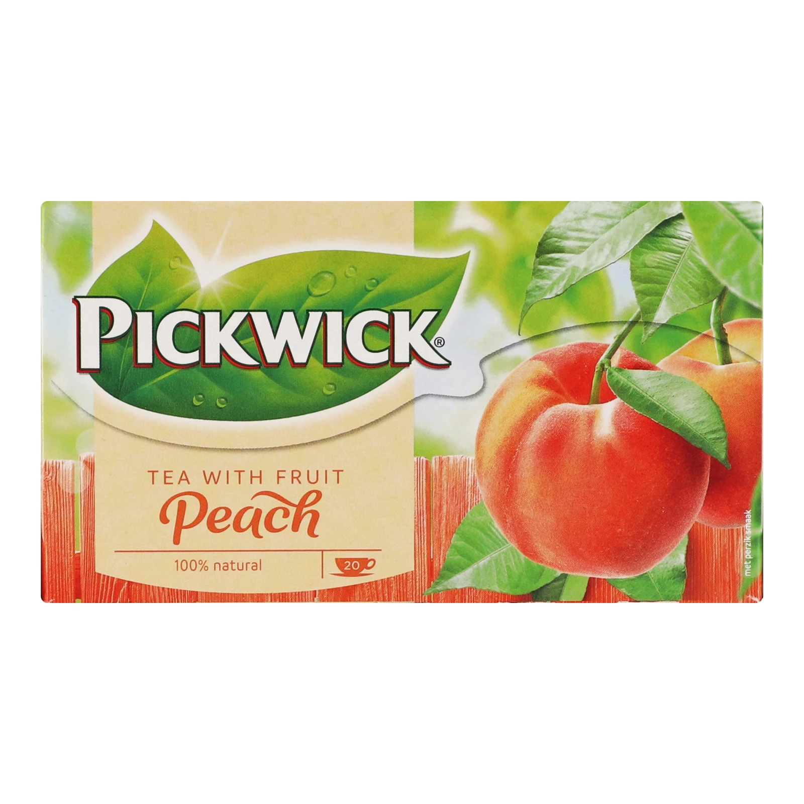 Чай Pickwick чорний ароматизований персиковий 20*1.5 Фото №:1