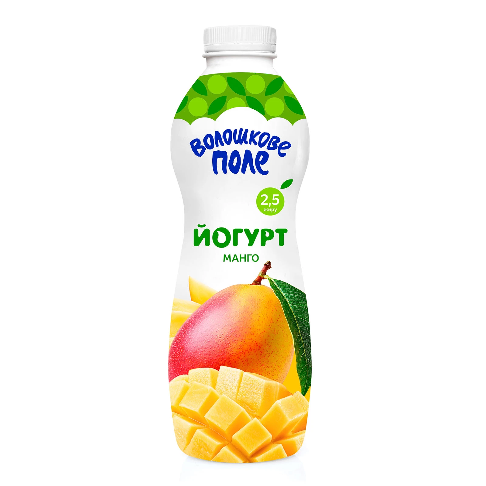 Йогурт Волошкове поле з фруктовим пюре Манго 2.5% 750г Фото №:1