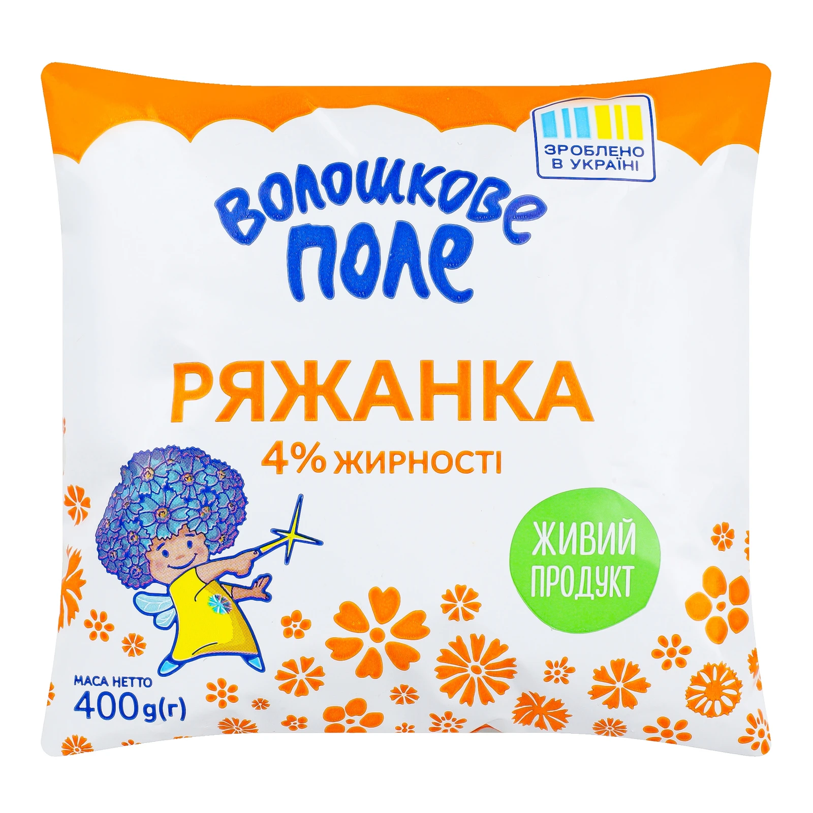 Ряжанка Волошкове поле 4% 400г Фото №:1