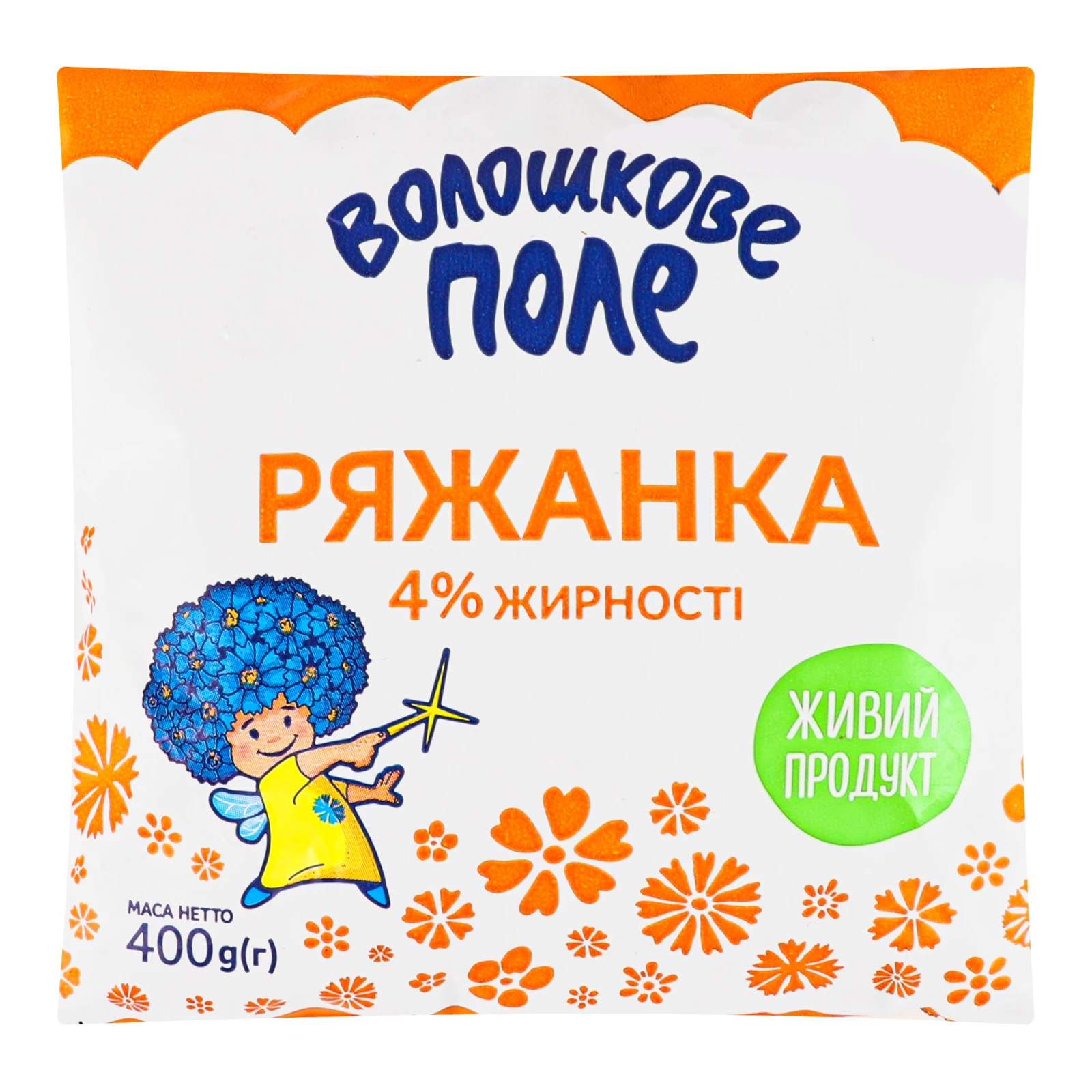 Ряжанка Волошкове поле 4% 400г Фото навігації №:1