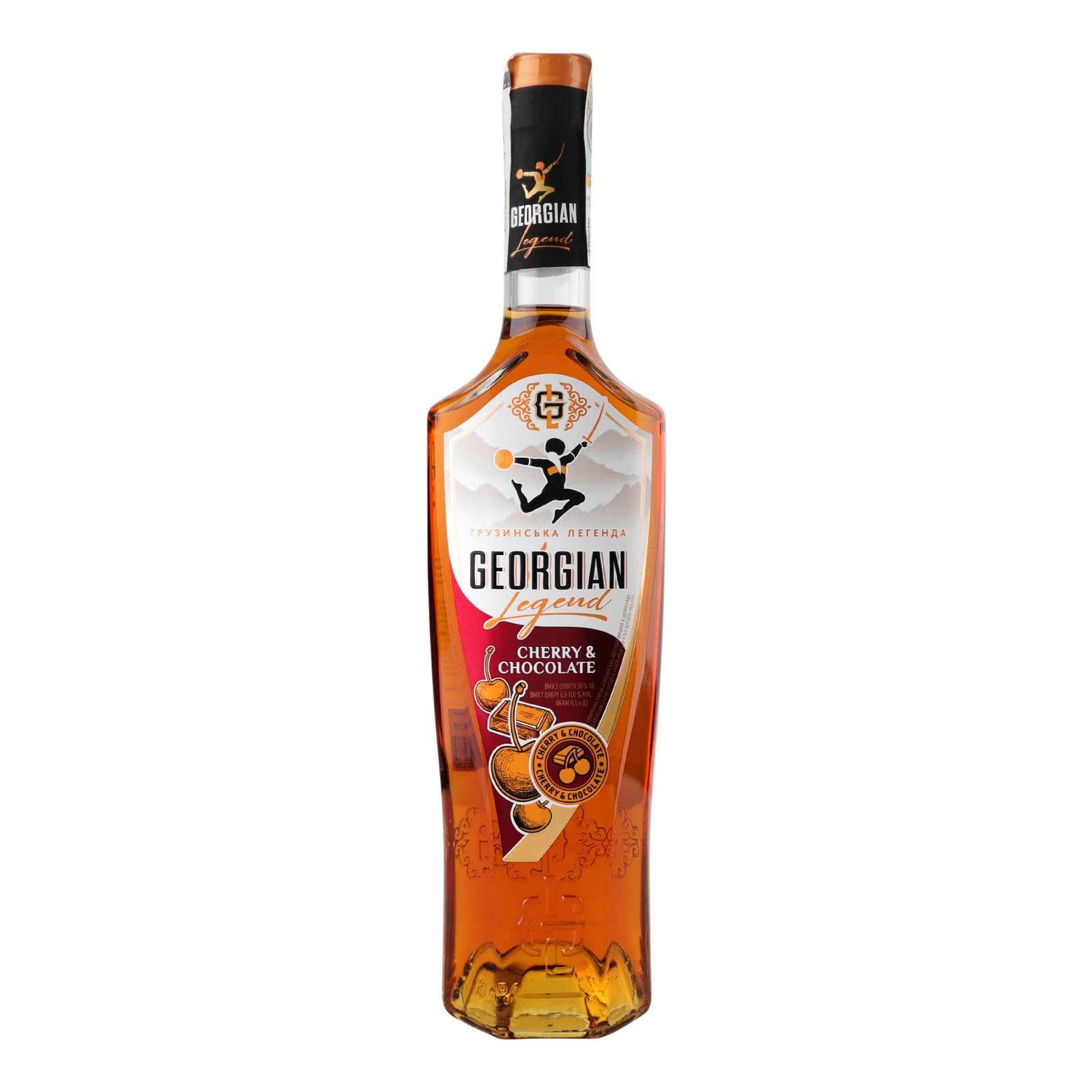 Напій спиртний Georgian Legend Cherry&Chocolate 30% 0.5л Фото №:1