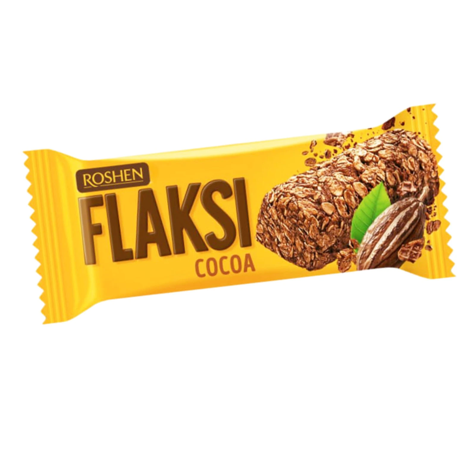 Цукерки Roshen Flaksi какао з вафельними пластівцями Новинка Фото №:1