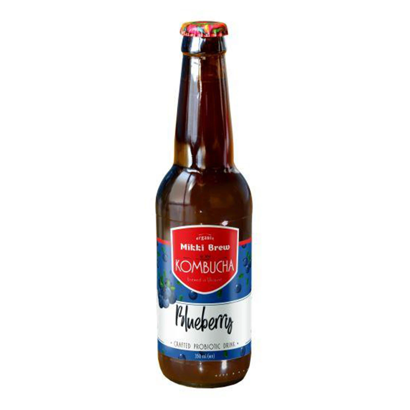 Напій Mikki Brew комбуча безалкогольний слабогазований Blueberry 350мл Фото №:1