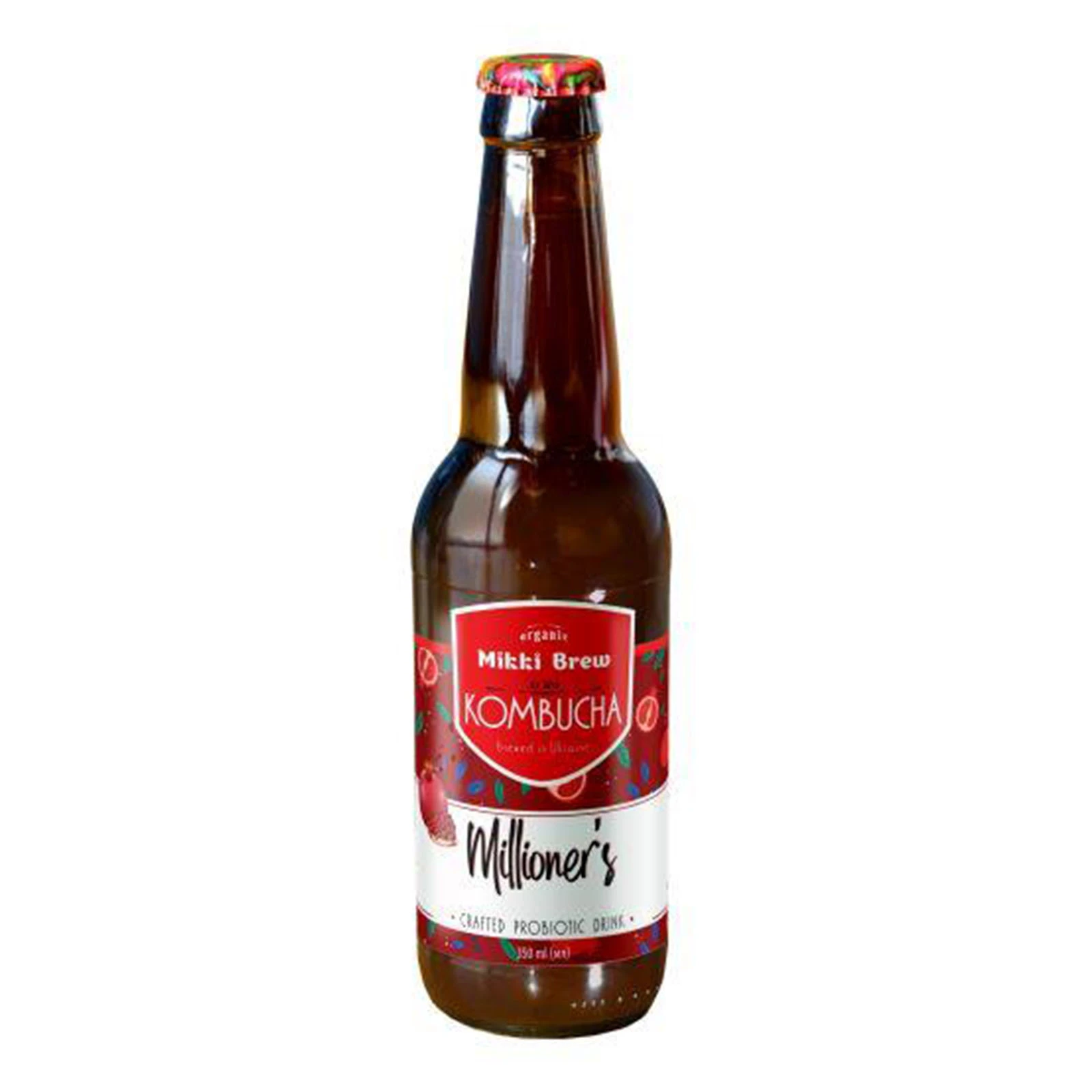 Напій Mikki Brew Комбуча слабогазований Millioner`s 350мл Фото №:1