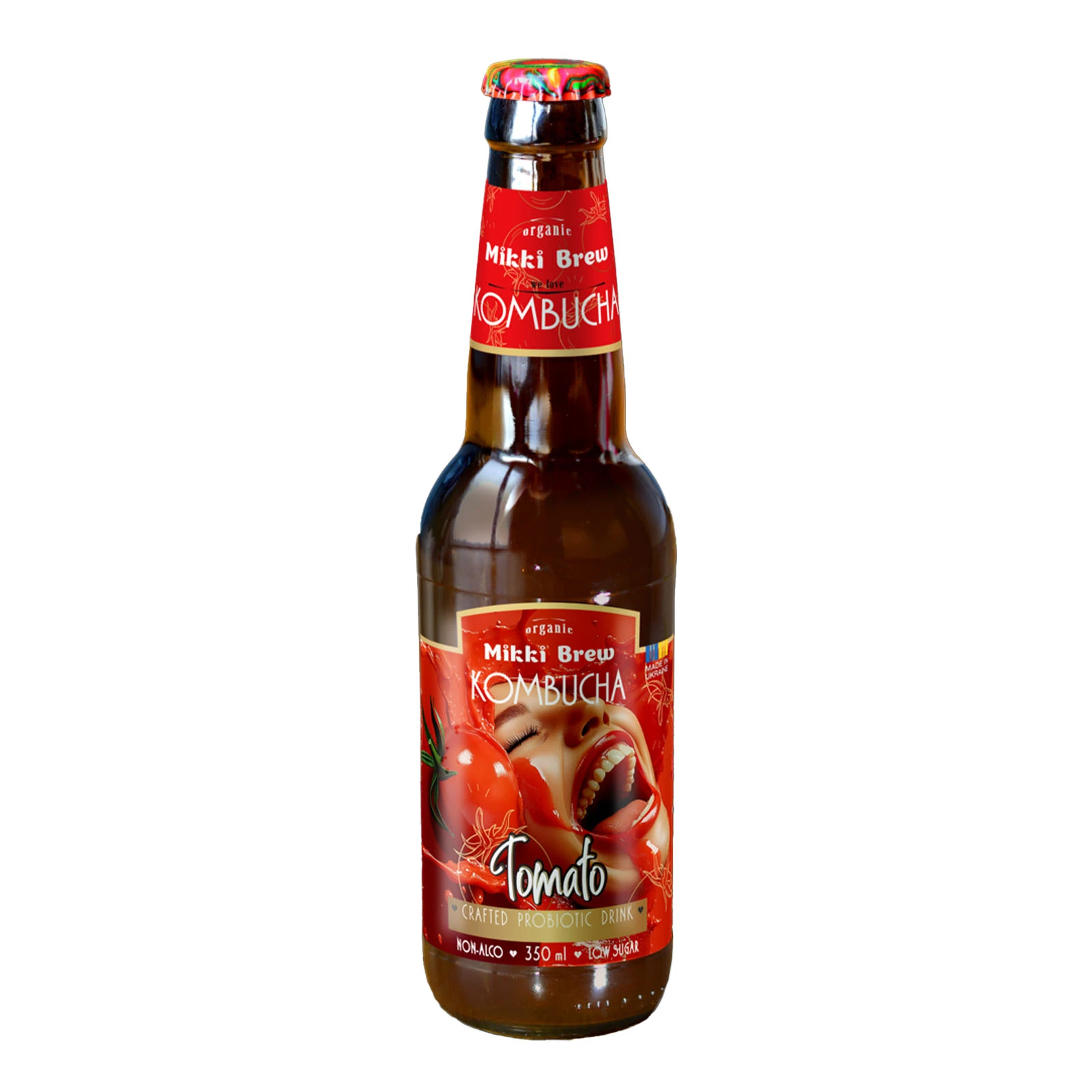 Напій Mikki Brew Комбуча слабогазований Tomato 350мл
