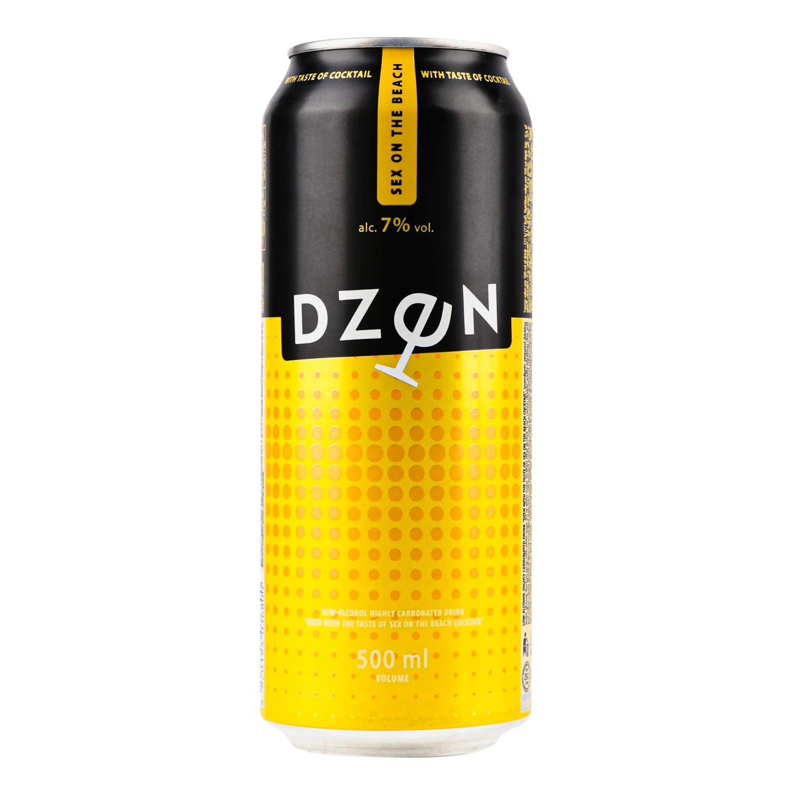 Напій слабоалкогольний Dzen сильногазований Секс на пляжі 7% 0.5л Фото №:2