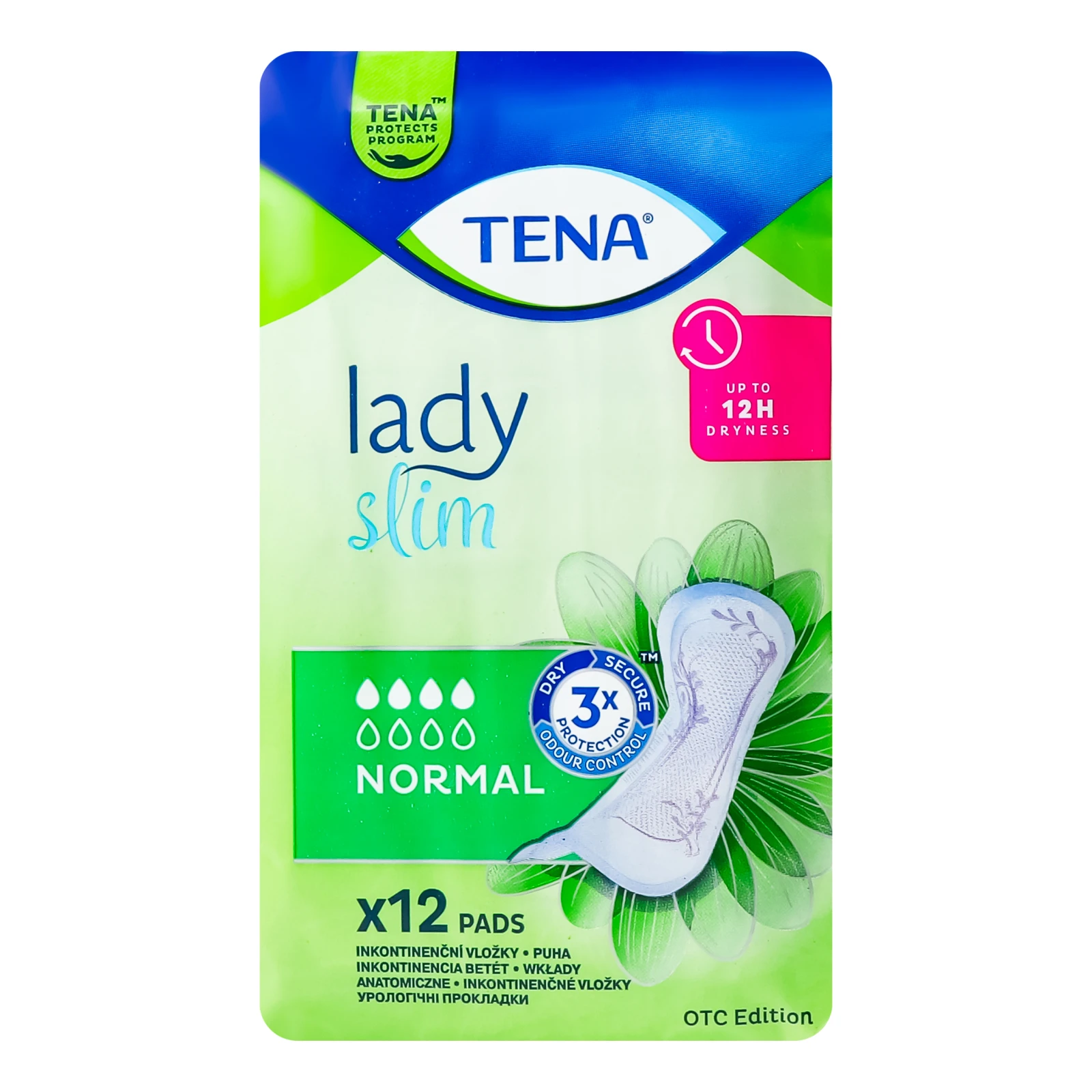 Прокладки урологічні Tena Lady Slim Normal 12шт Фото навігації №:1