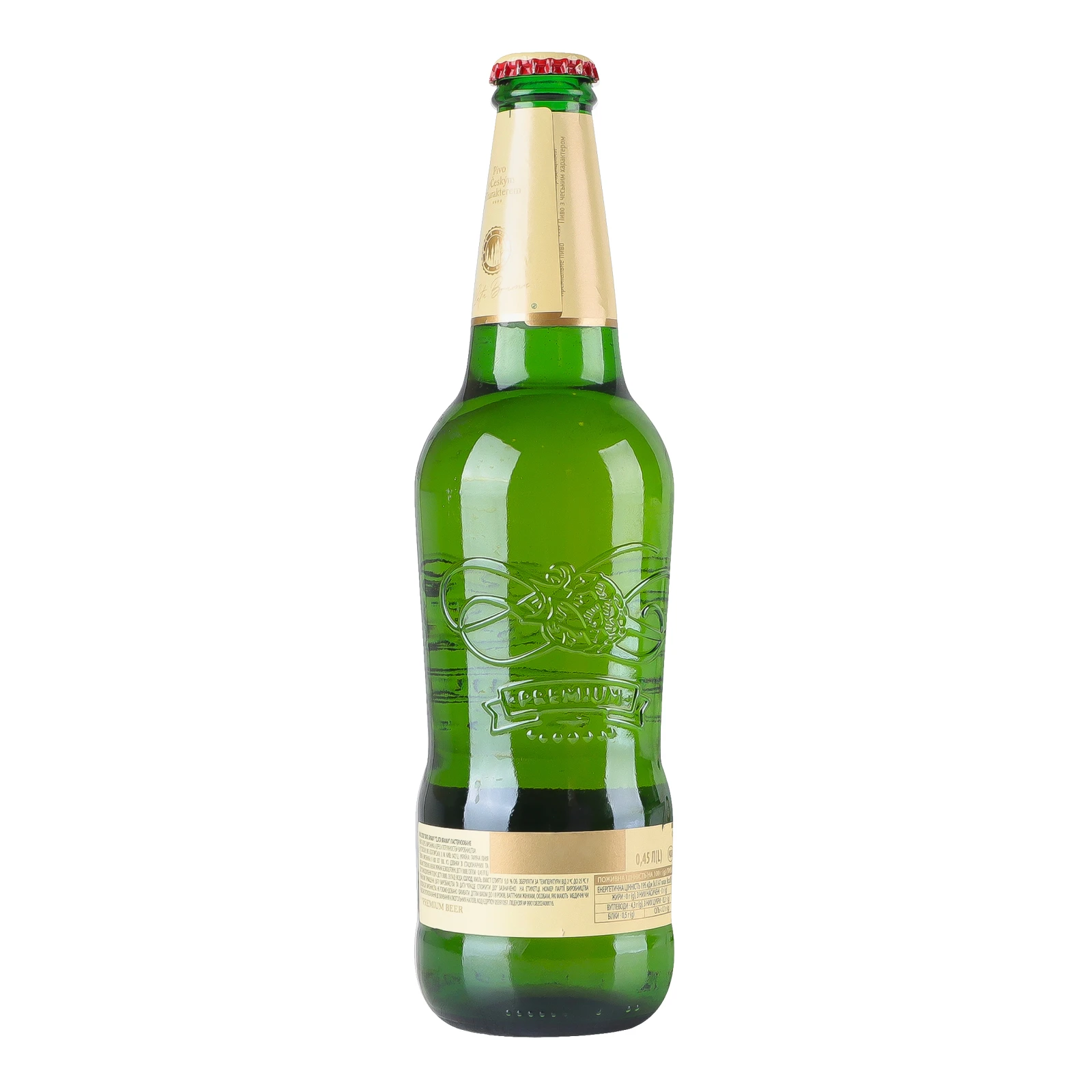 Пиво Zlata Brama світле пастеризоване 5% 0.45л Фото №:2