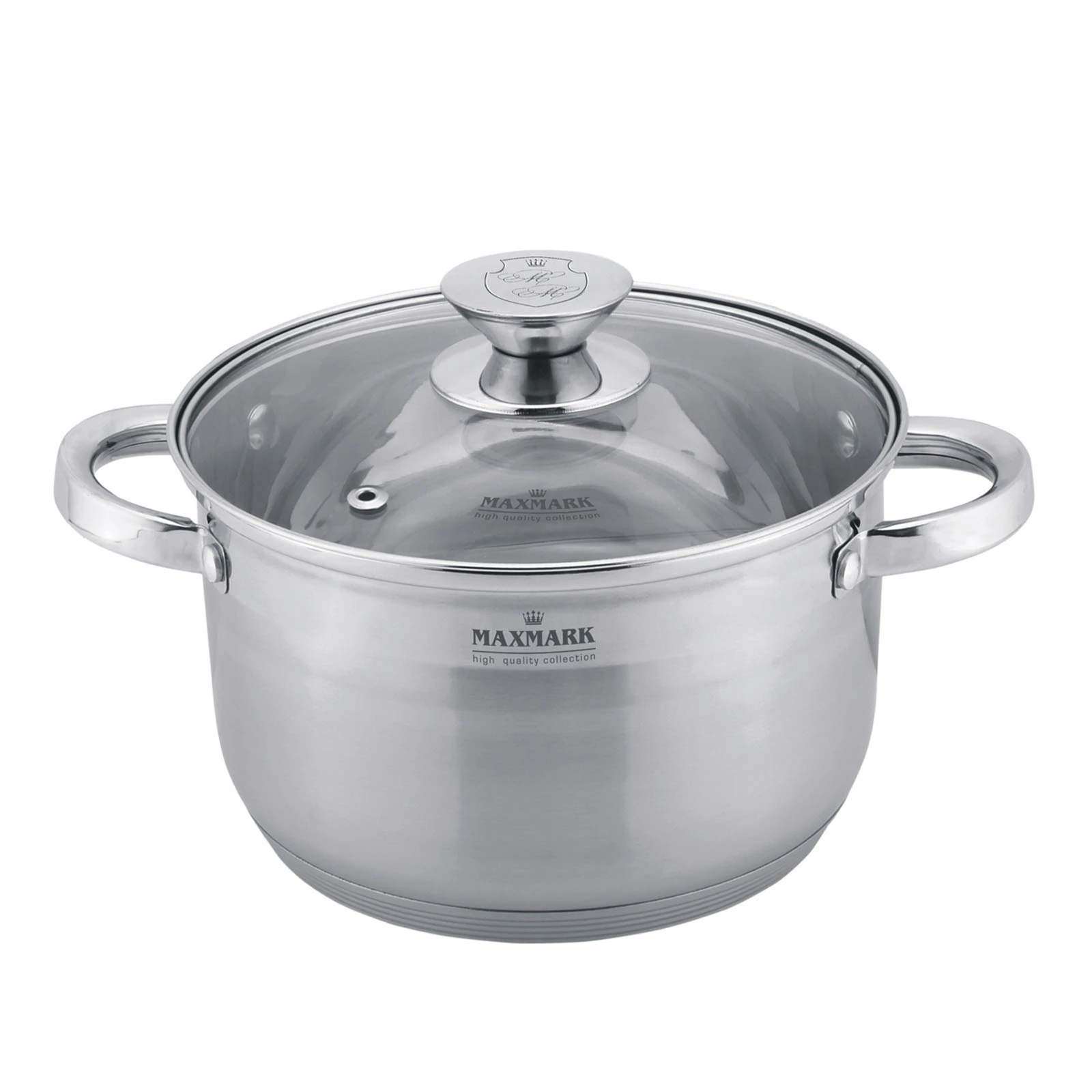 Каструля Maxmark з кришкою 20*12.5см 3л МК-3703 Фото №:1