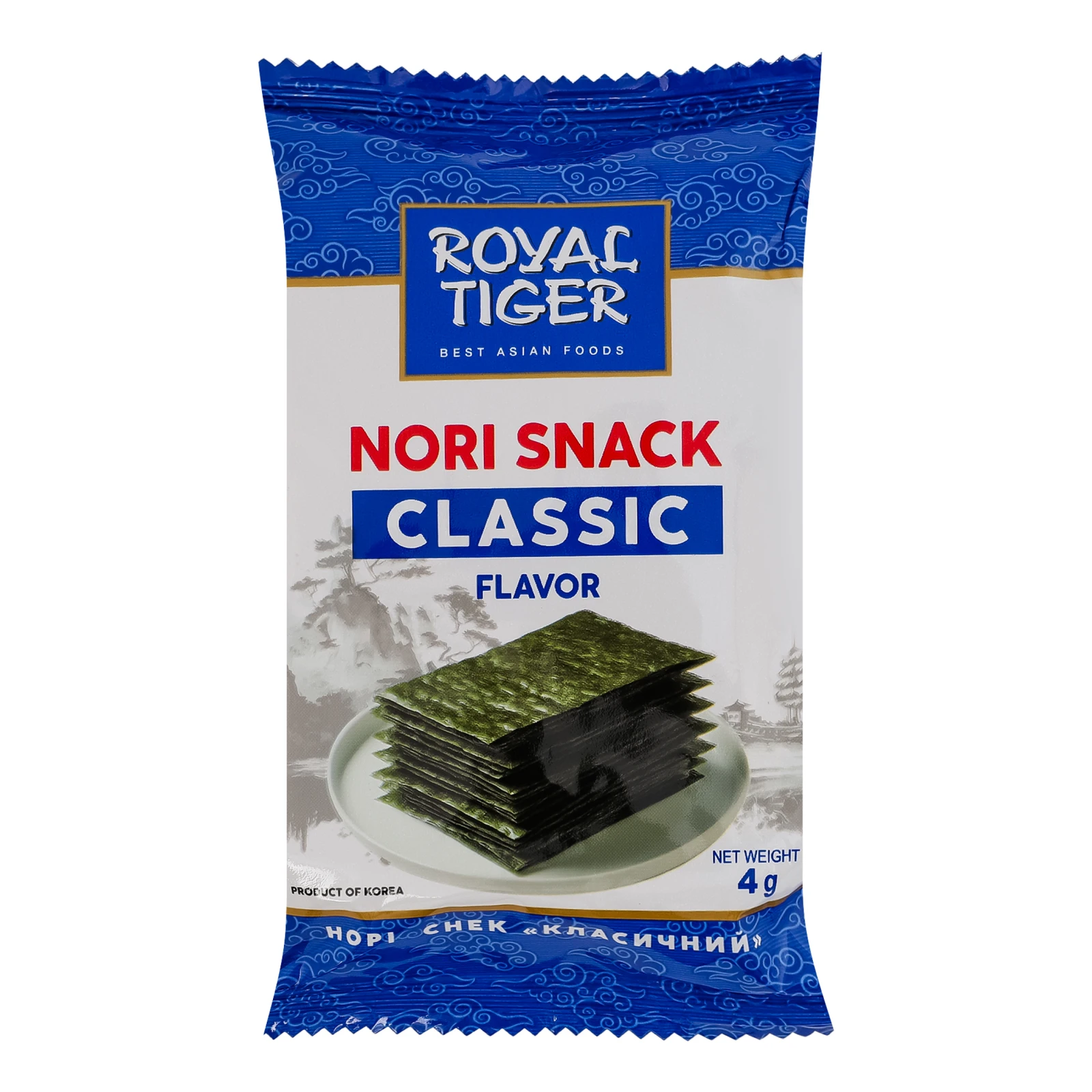 Снек норі Royal Tiger Класичний традиційний 4г