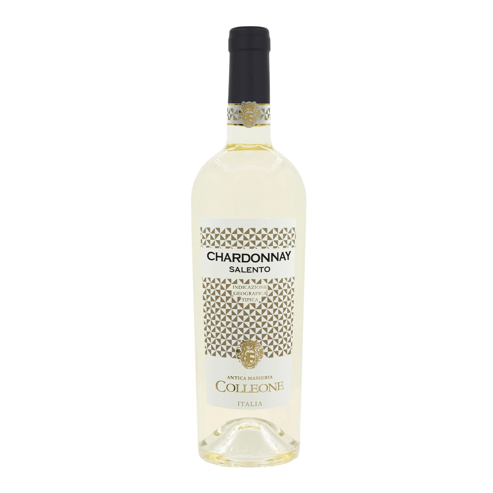 Вино Antica Masseria Colleone Chardonnay Salento IGT бiле сухе 13% 0.75л