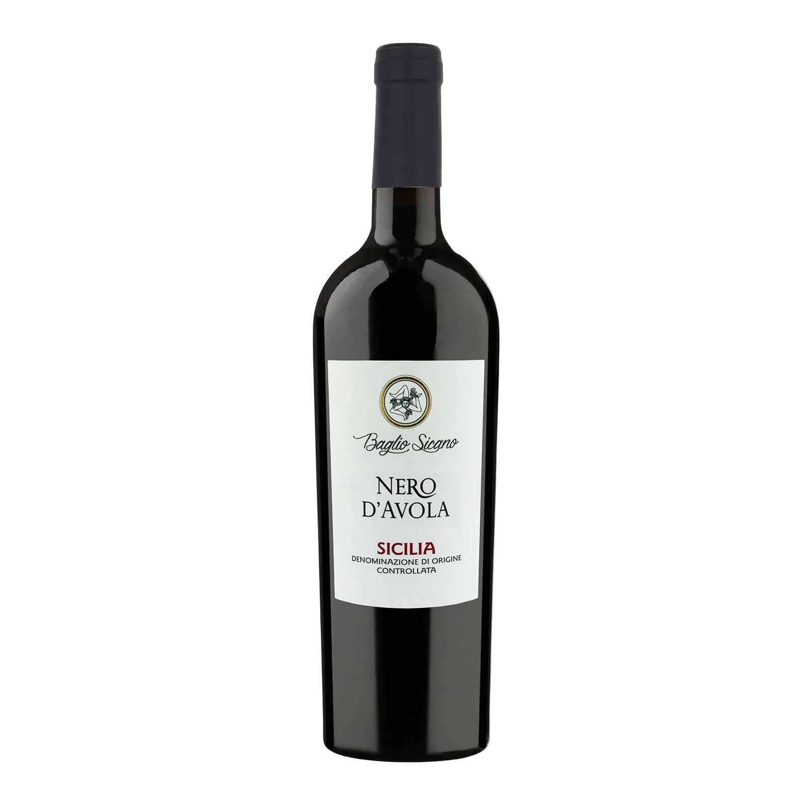 Вино Baglio Sicano Nero d`Avola Sicilia DOC червоне сухе 13.5% 0.75л Фото №:1