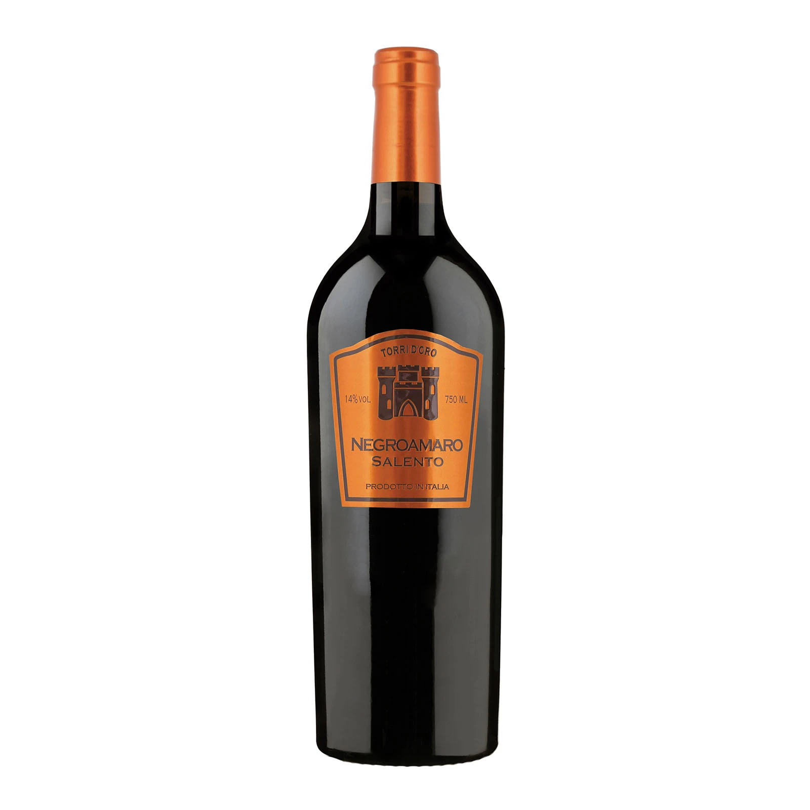 Вино Torri d`oro Negroamaro Salento IGT червоне сухе 14% 0.75л Фото №:1
