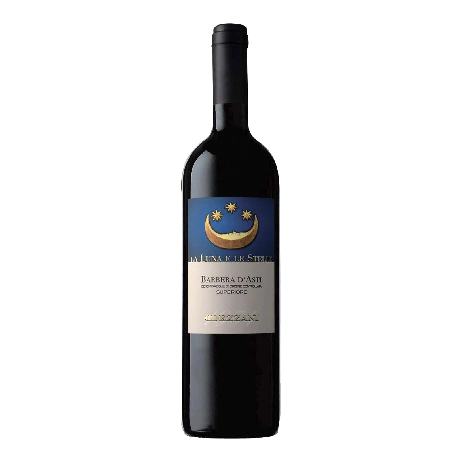 Вино Dezzani Barbera d’Asti Superiore La Luna e le Stelle DOCG червоне сухе 14% 0.75л