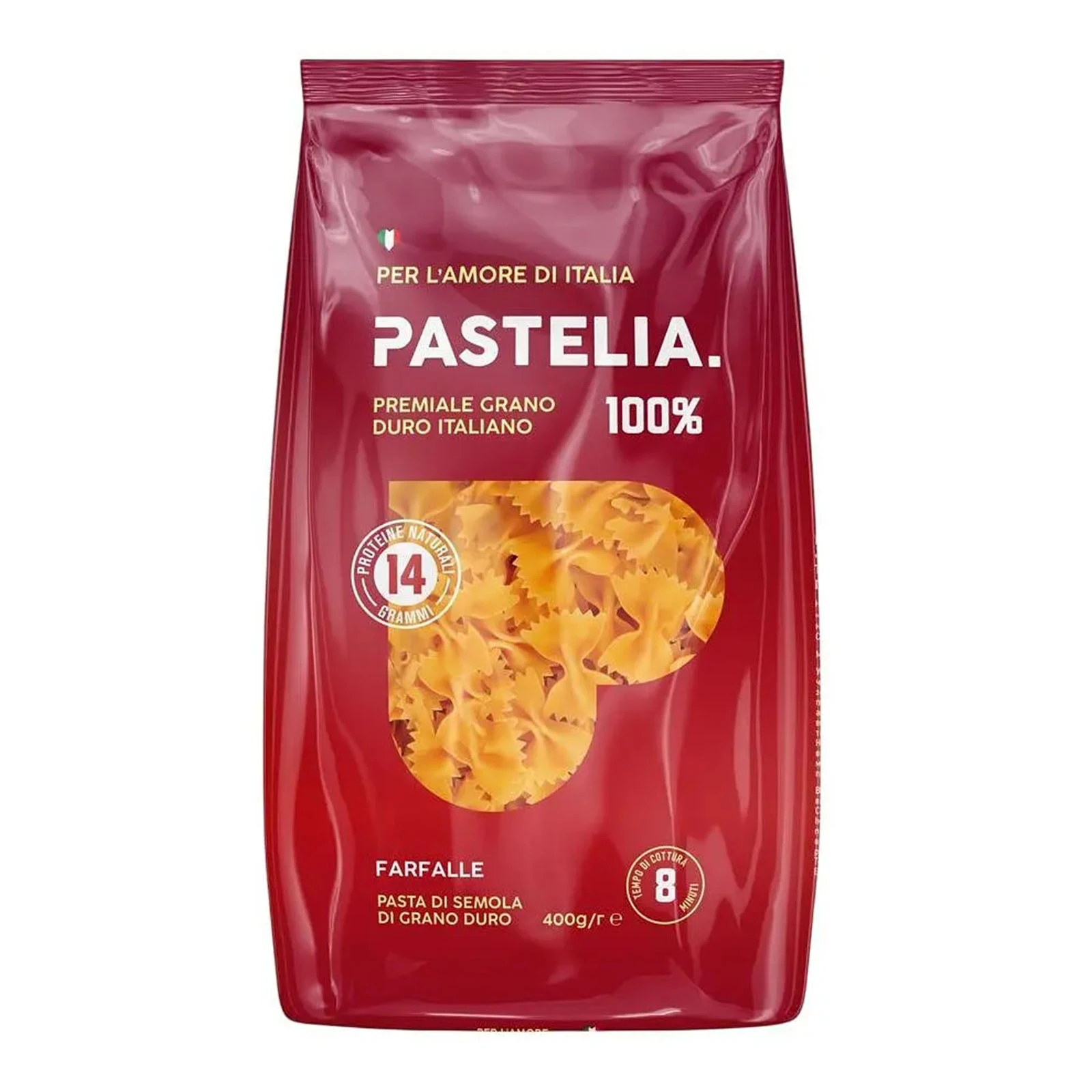 Макарони Pastelia 400г метелики Новинка Фото №:1