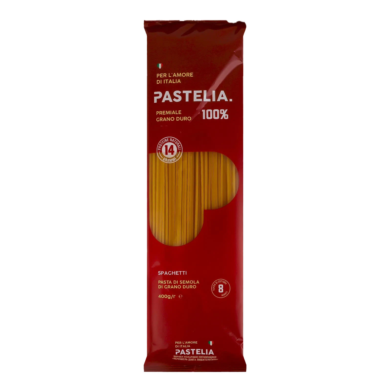 Макарони Pastelia 400г спагетті Новинка Фото №:1