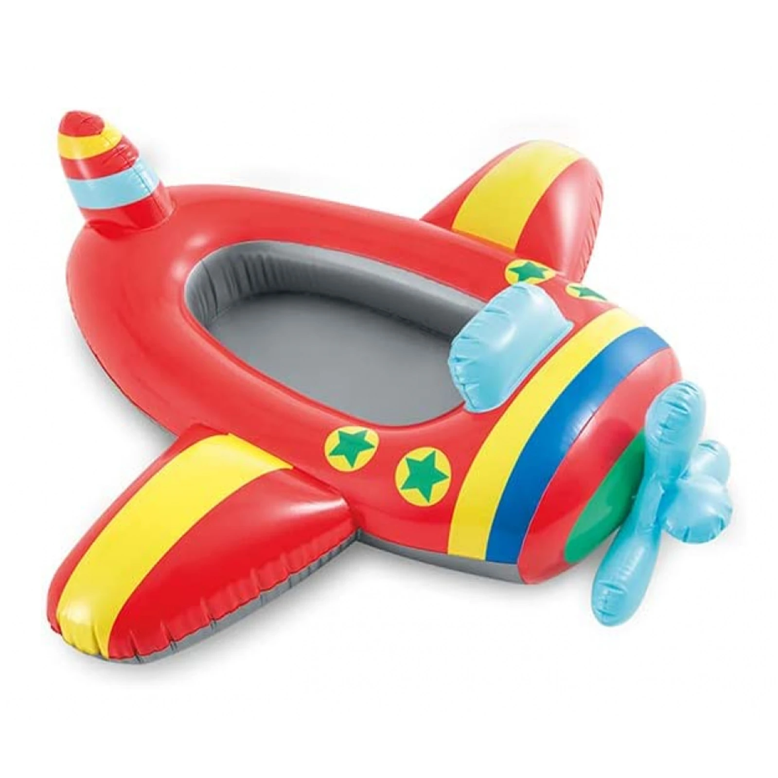 Плотик Intex 59380 3-6р. 27кг 3види золота рибка 132-94см літак 119-114см моторний човен 109-74см Фото №:2