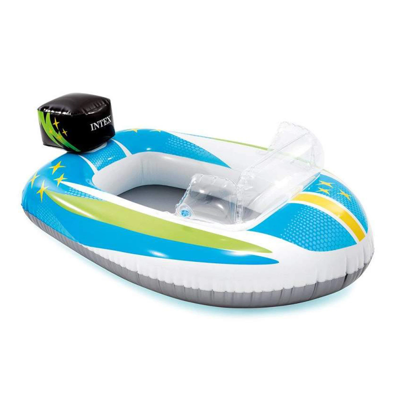 Плотик Intex 59380 3-6р. 27кг 3види золота рибка 132-94см літак 119-114см моторний човен 109-74см Фото №:3